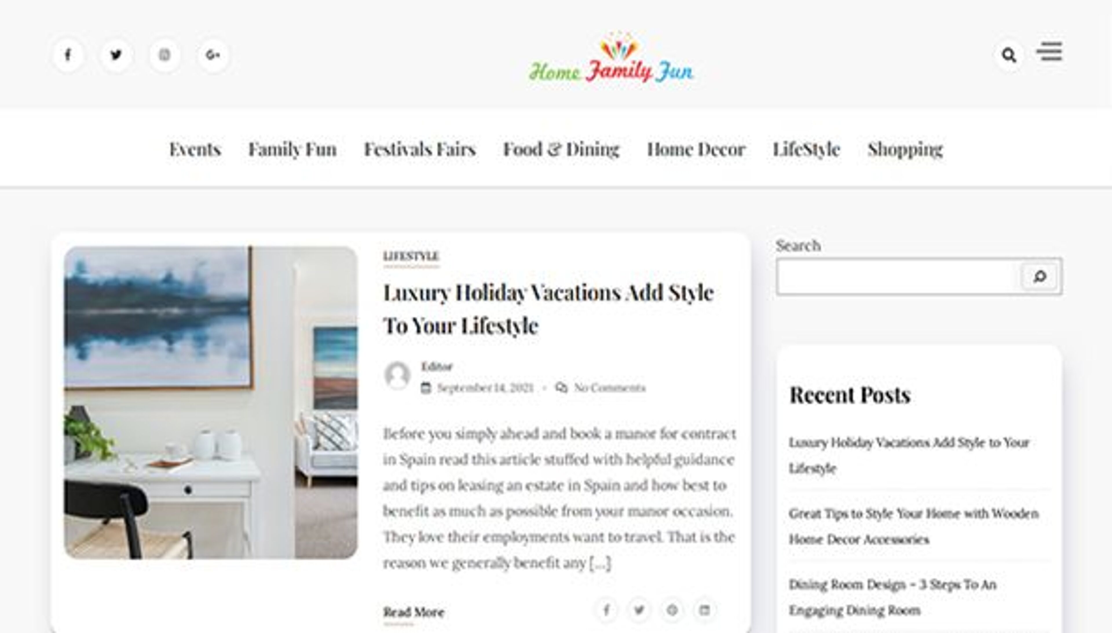 Домашнее семейное развлечение (homefamilyfun.com)