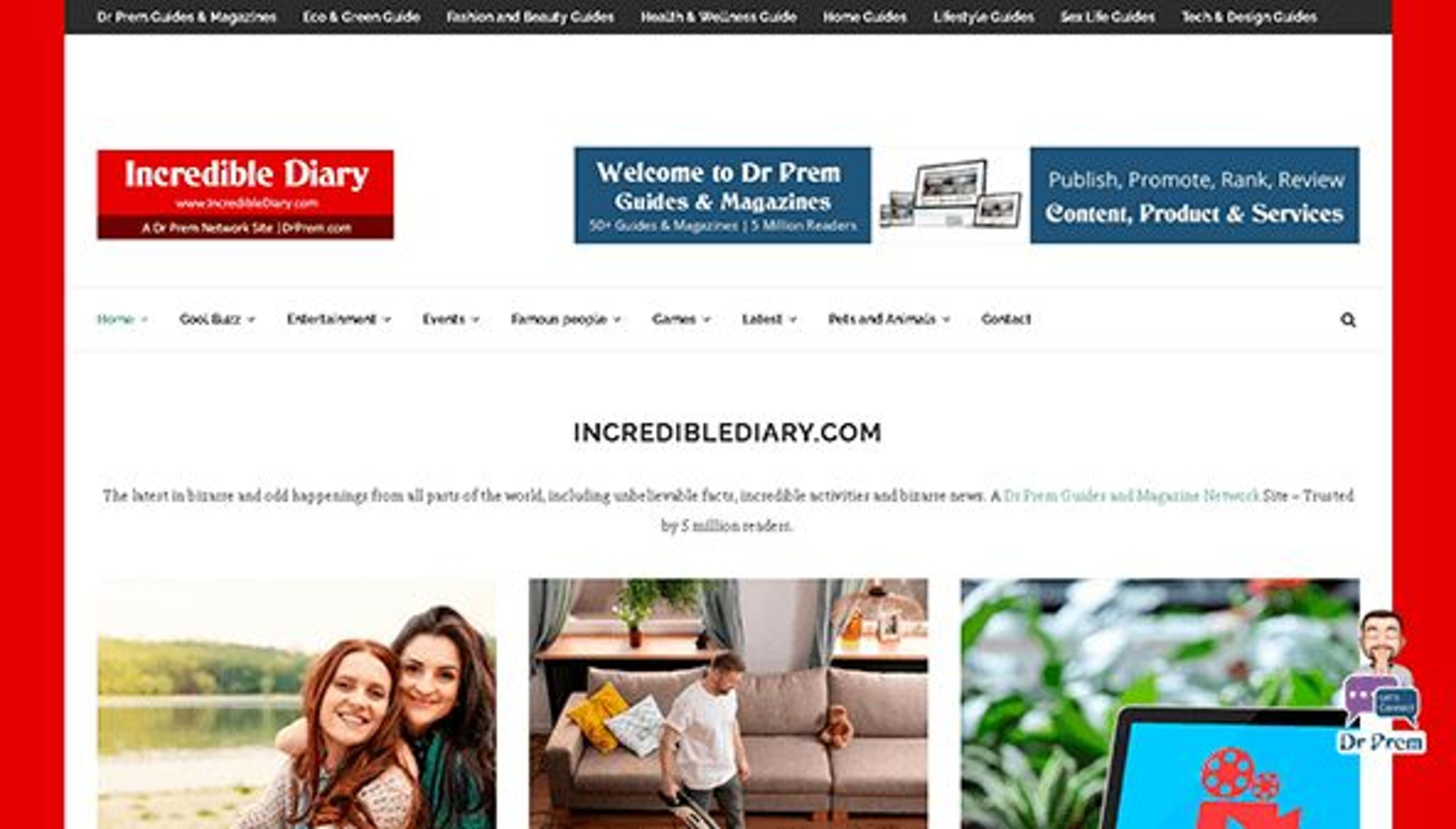 Невероятный дневник (incrediblediary.com)