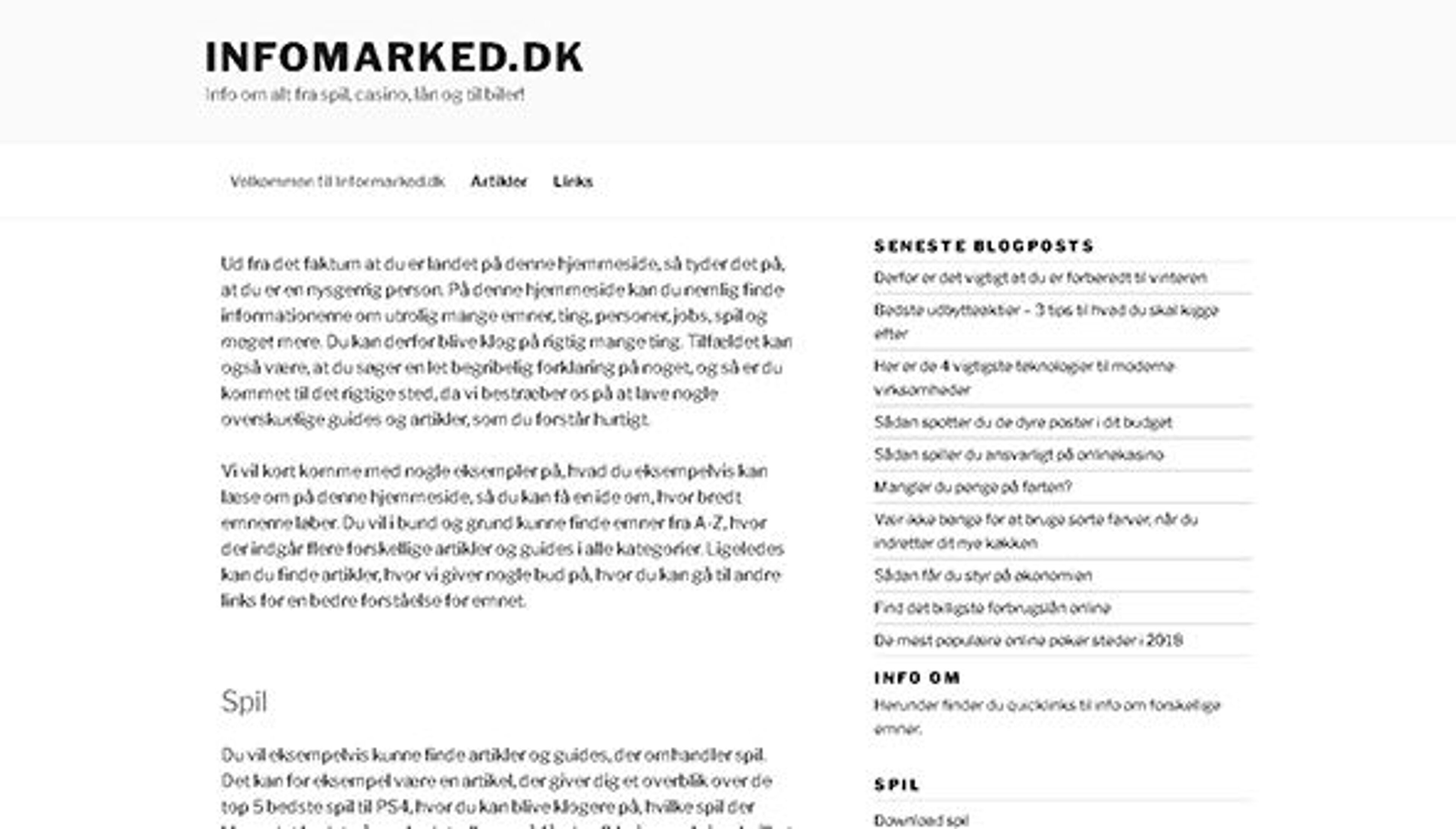 Info piac (infomarked.dk)