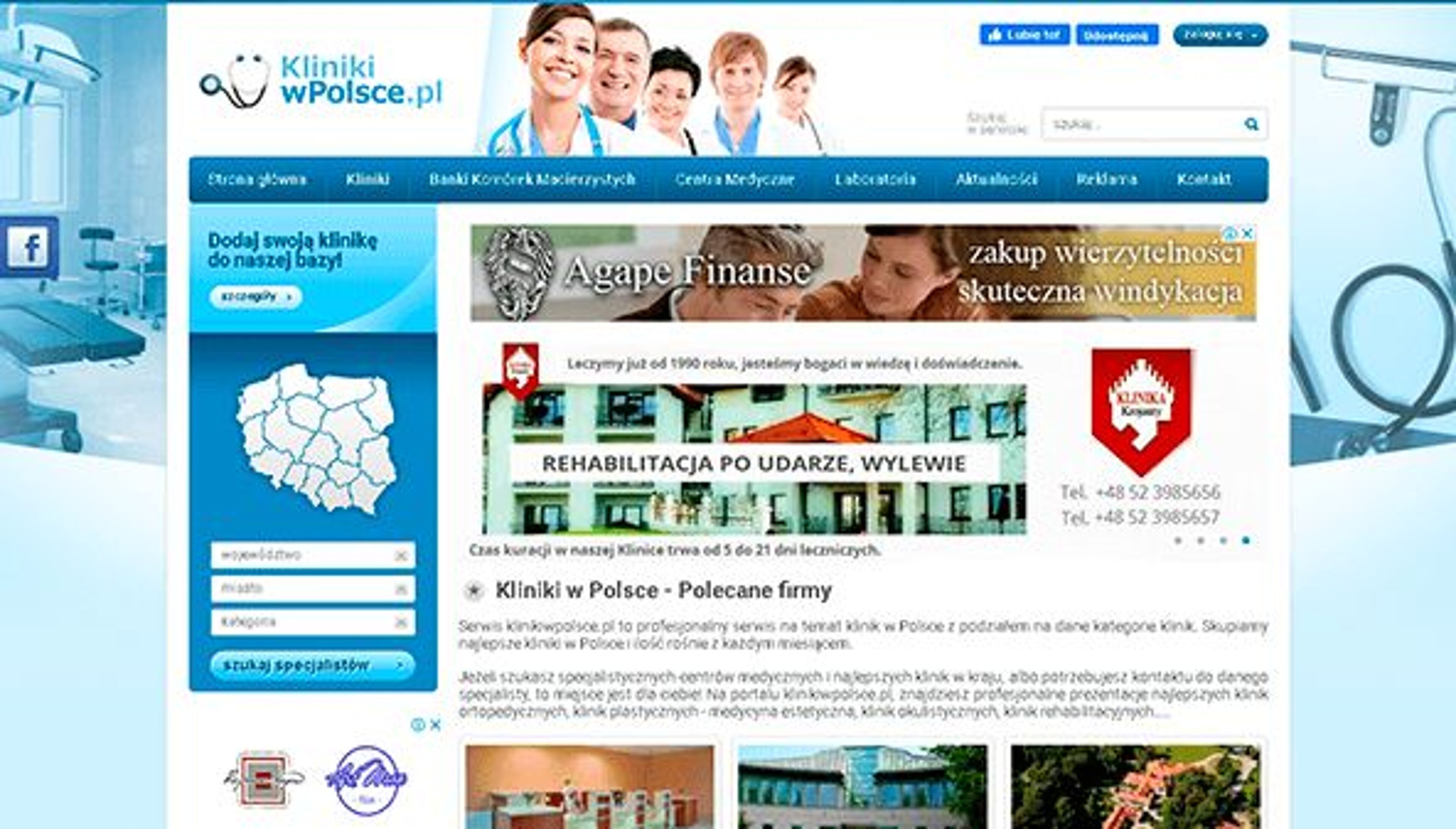 Klinikiw Polsce (klinikiwpolsce.pl)