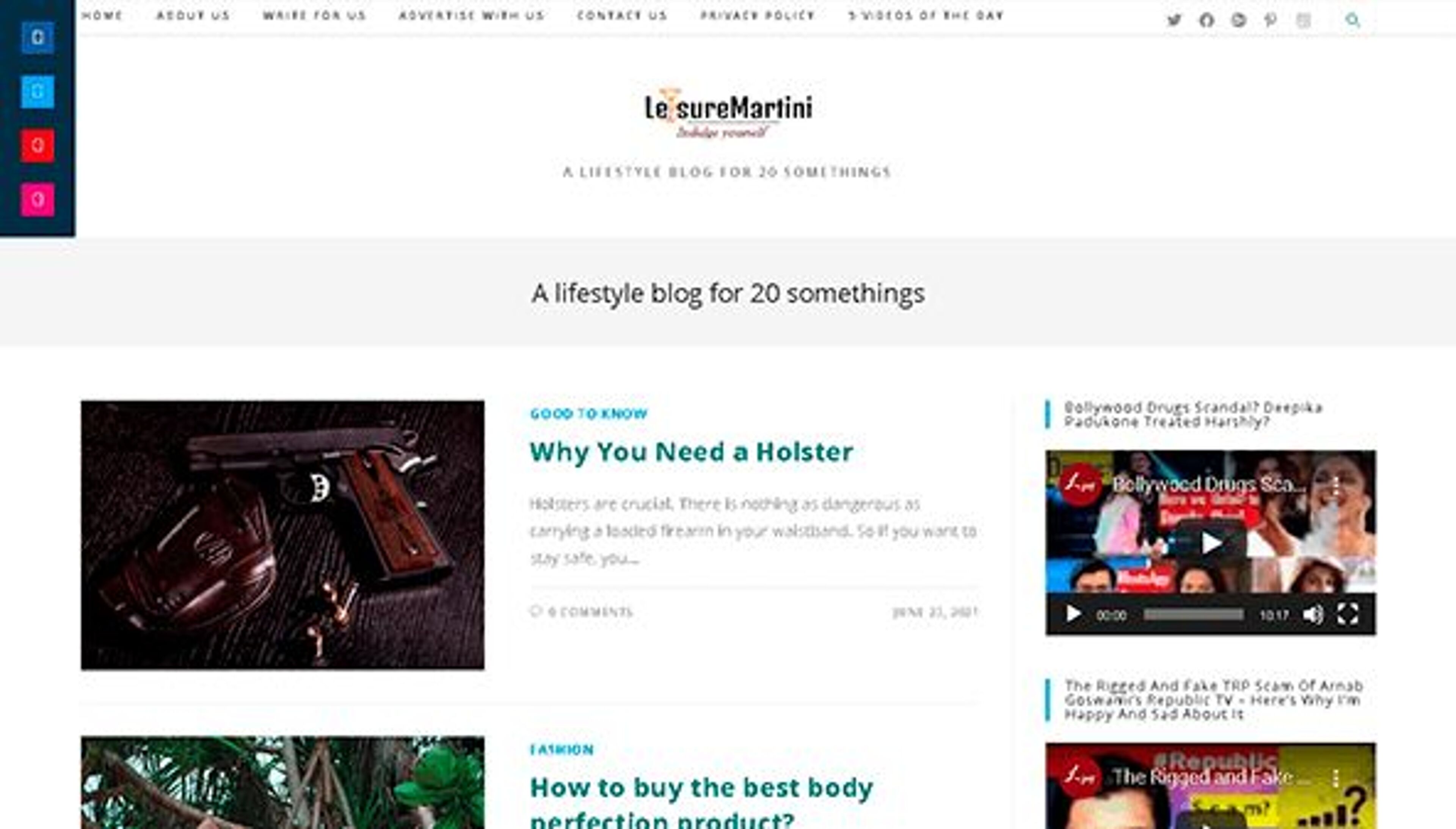 Мартини для отдыха (leisuremartini.com)