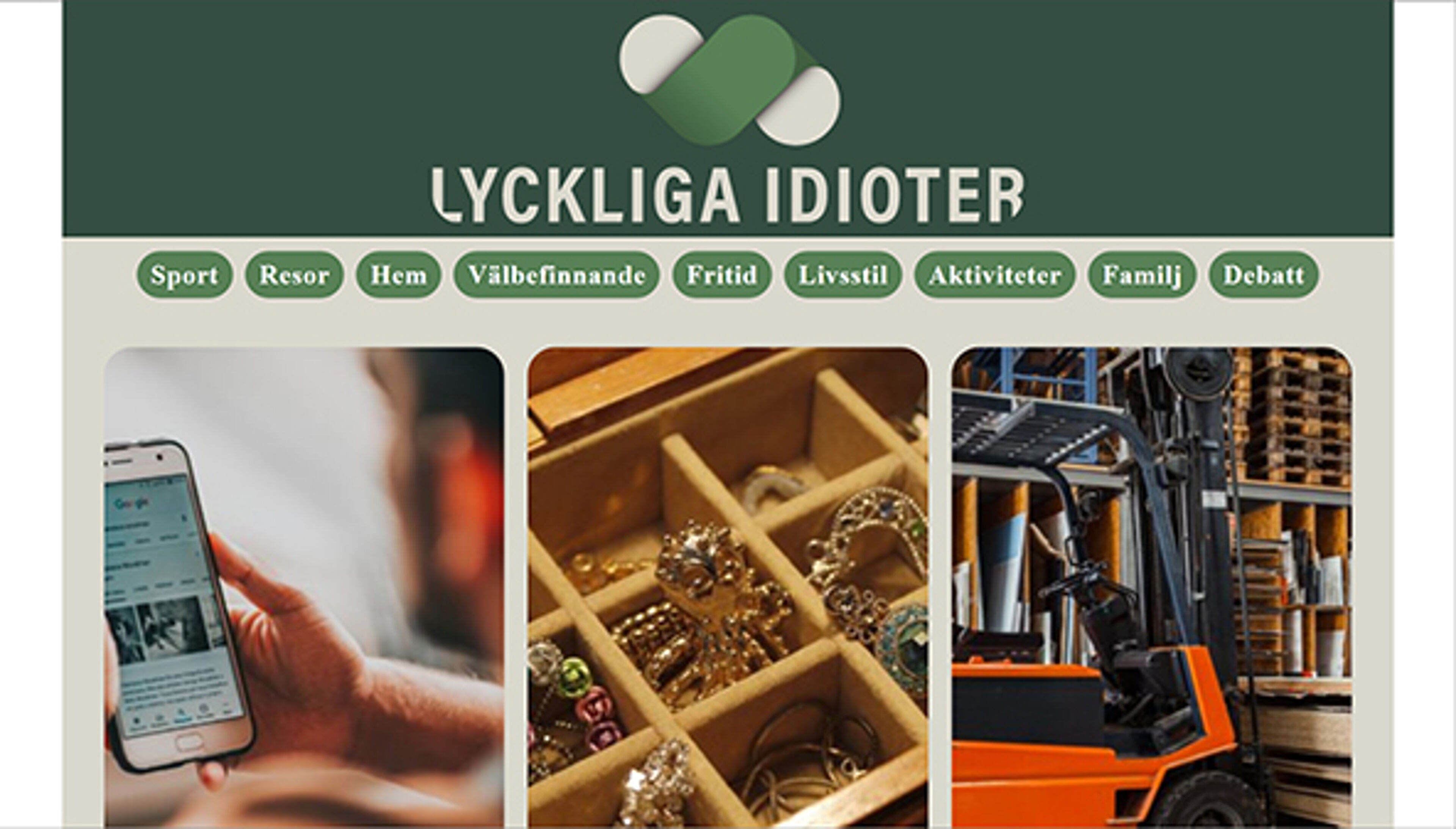 lyckligaidioter.se