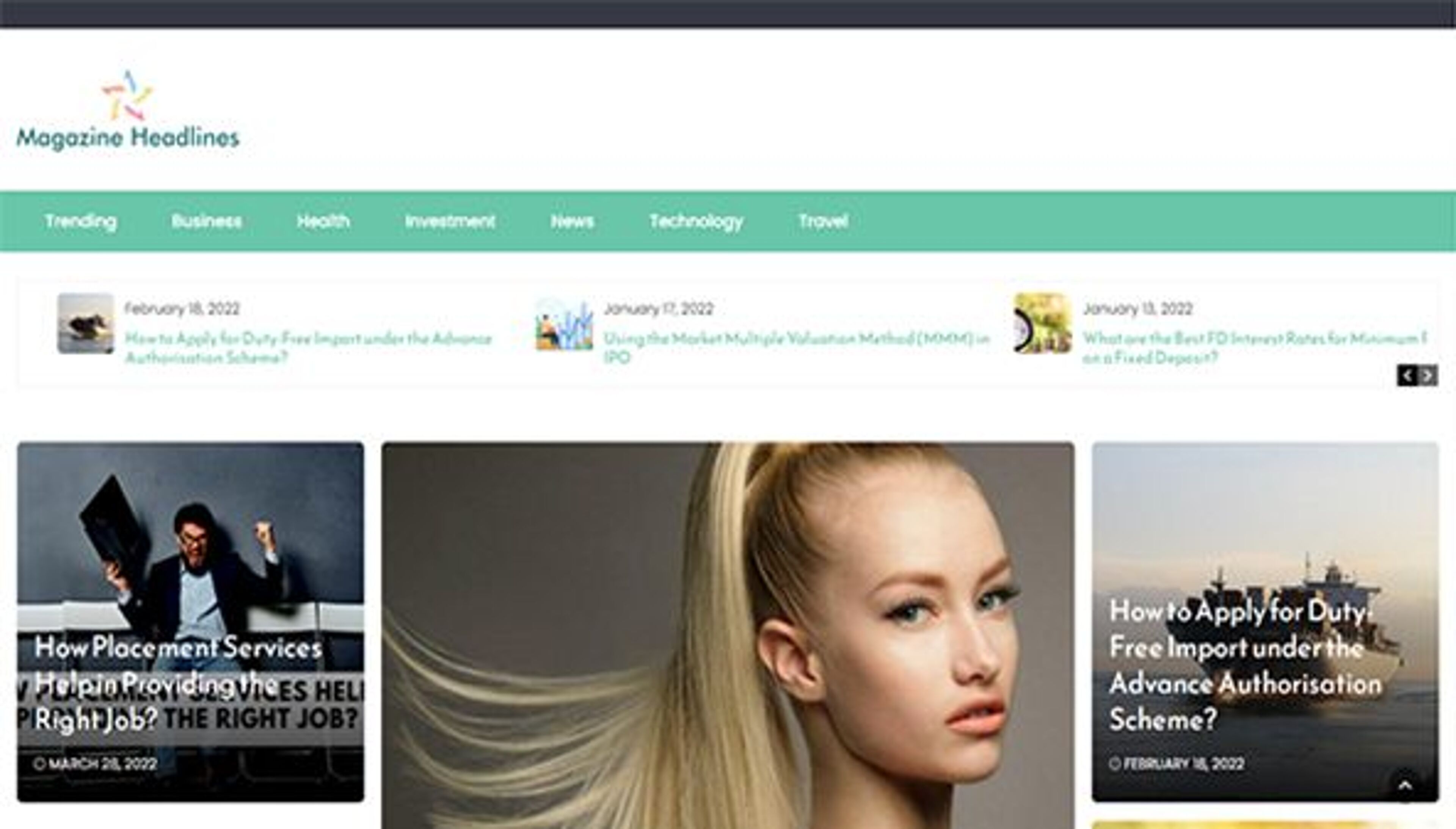 Titres de magazines (magazineheadlines.com)