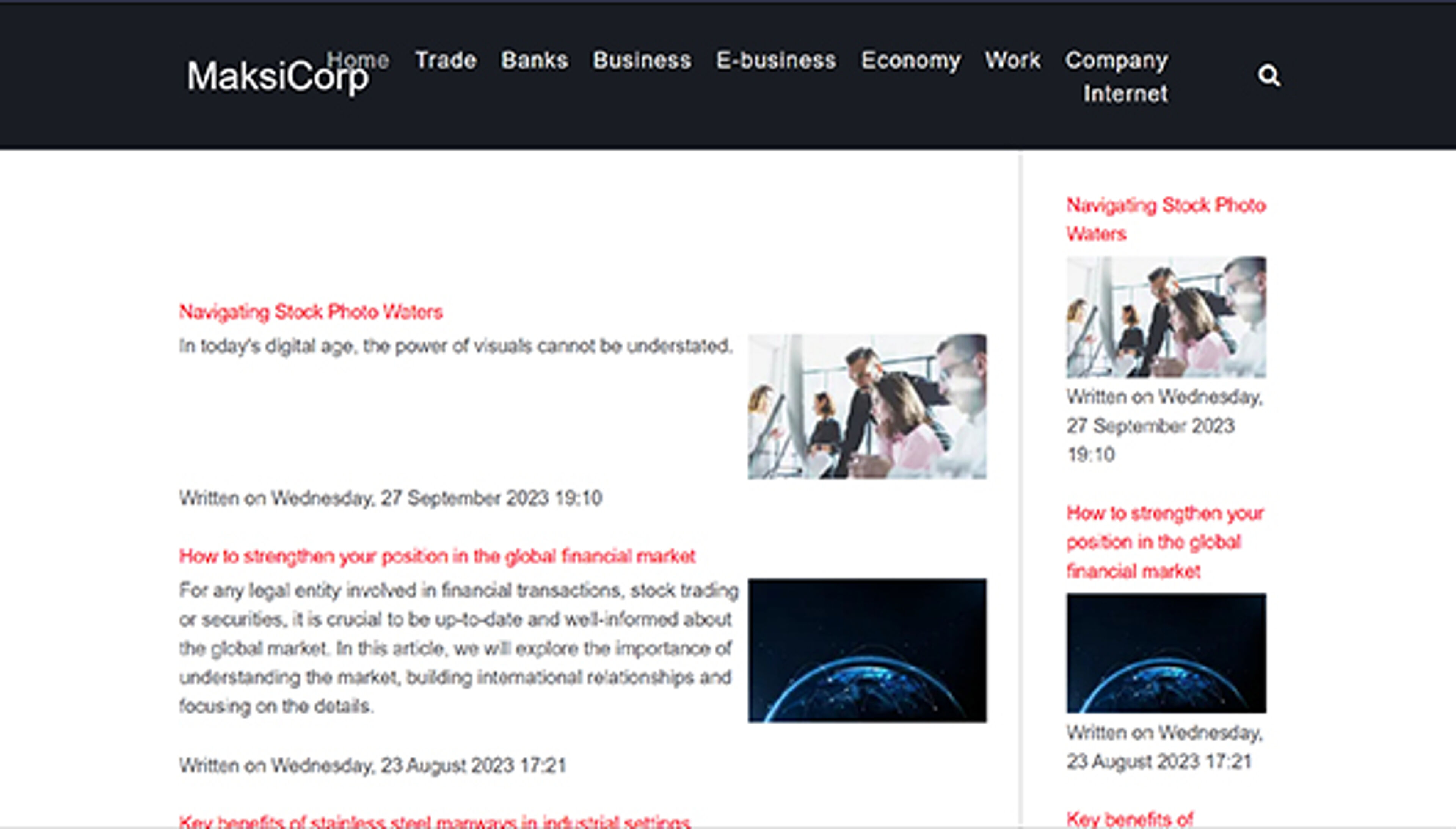 Maksi corp (maksicorp.com)