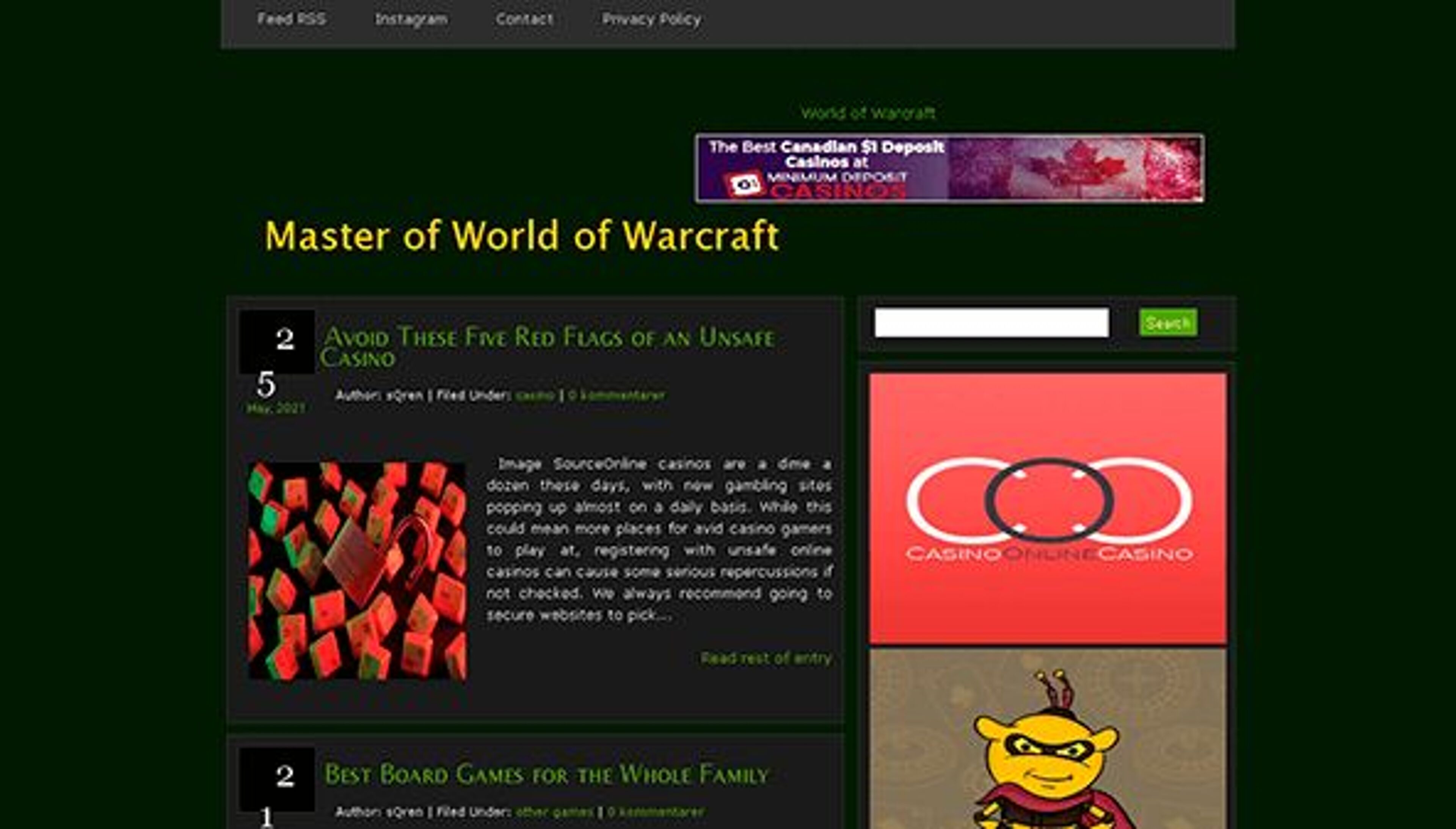 Maestro di World of Warcraft (masterofwarcraft.net)