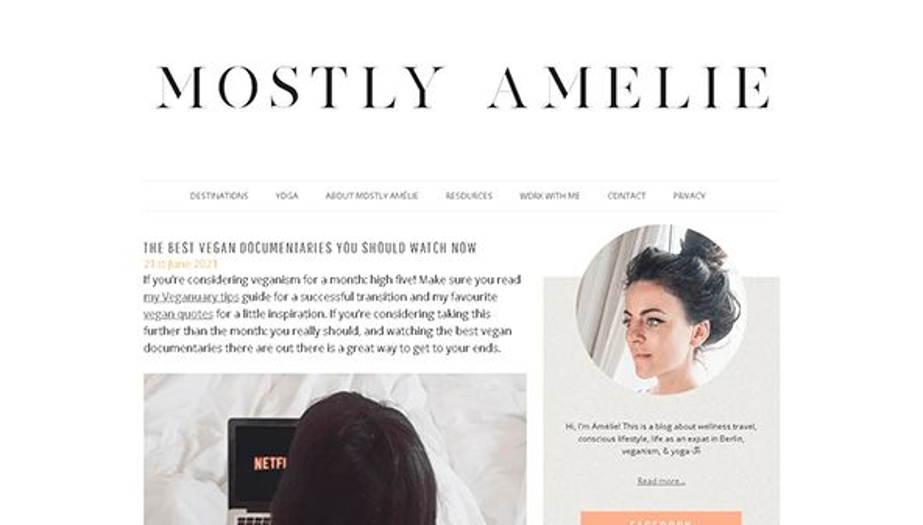 Leginkább amélie (mostlyamelie.com)