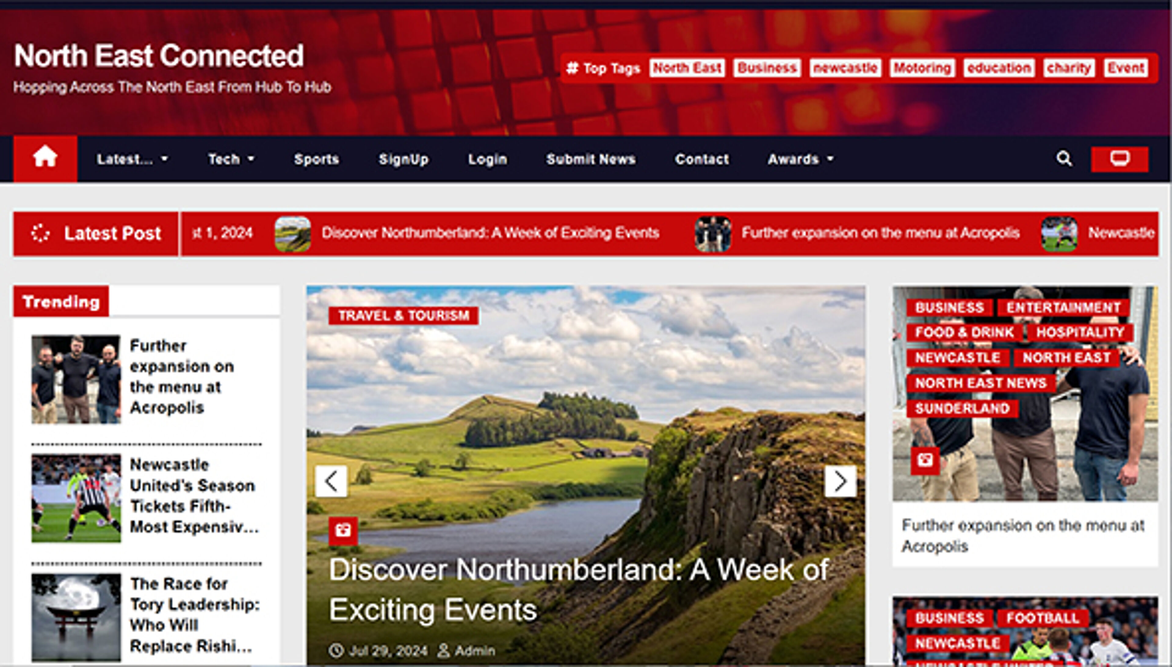 Sujungti šiaurės rytai (neconnected.co.uk)