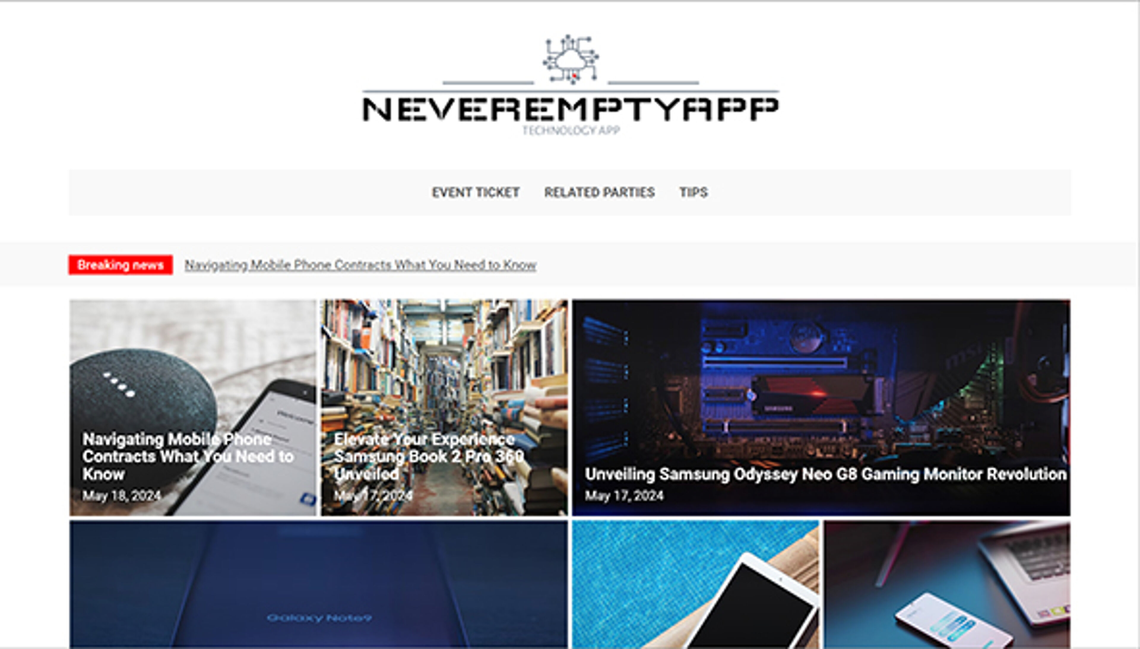 neveremptyapp.com