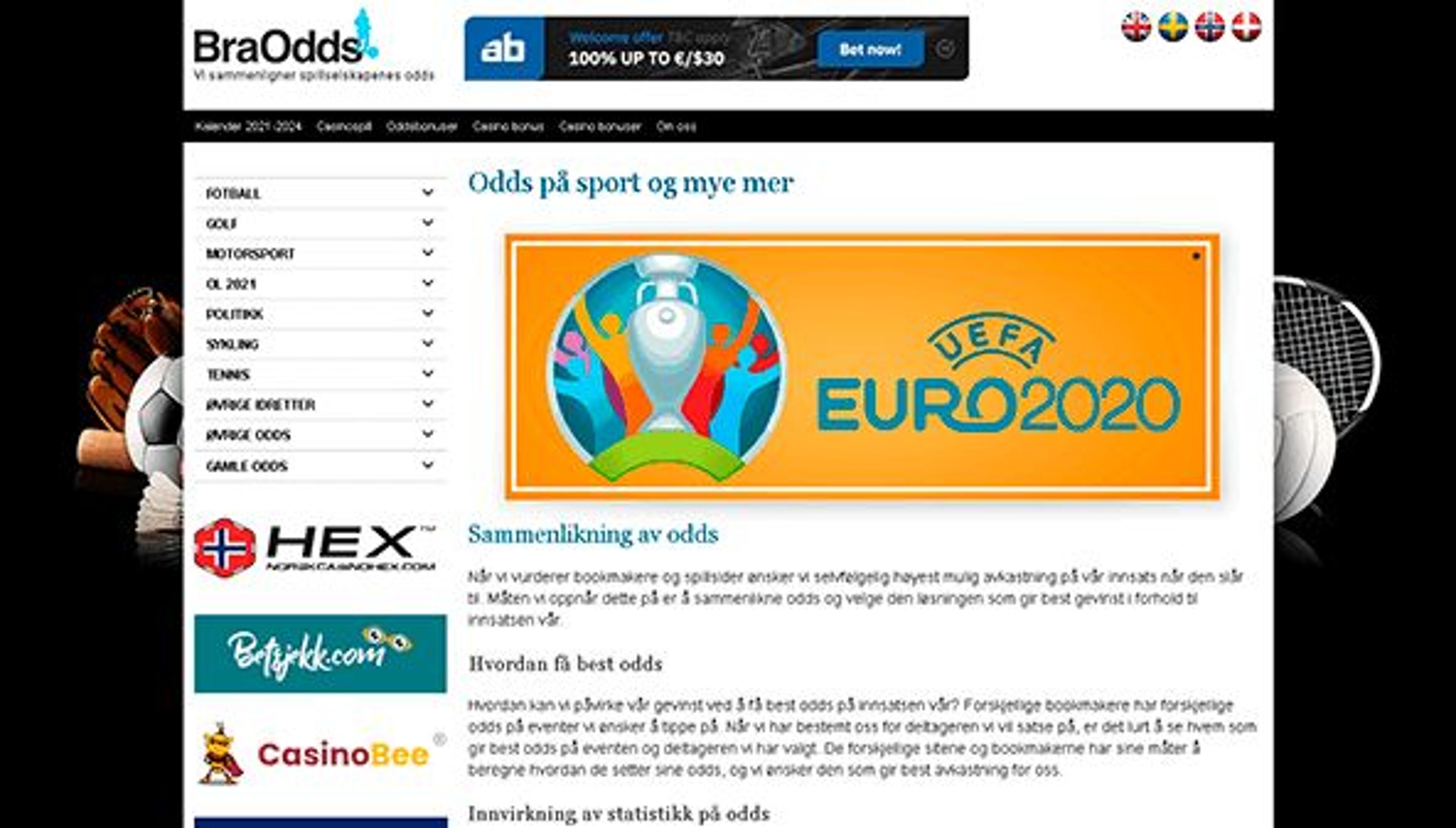 Хорошие шансы (Норвегия) (no.braodds.com)