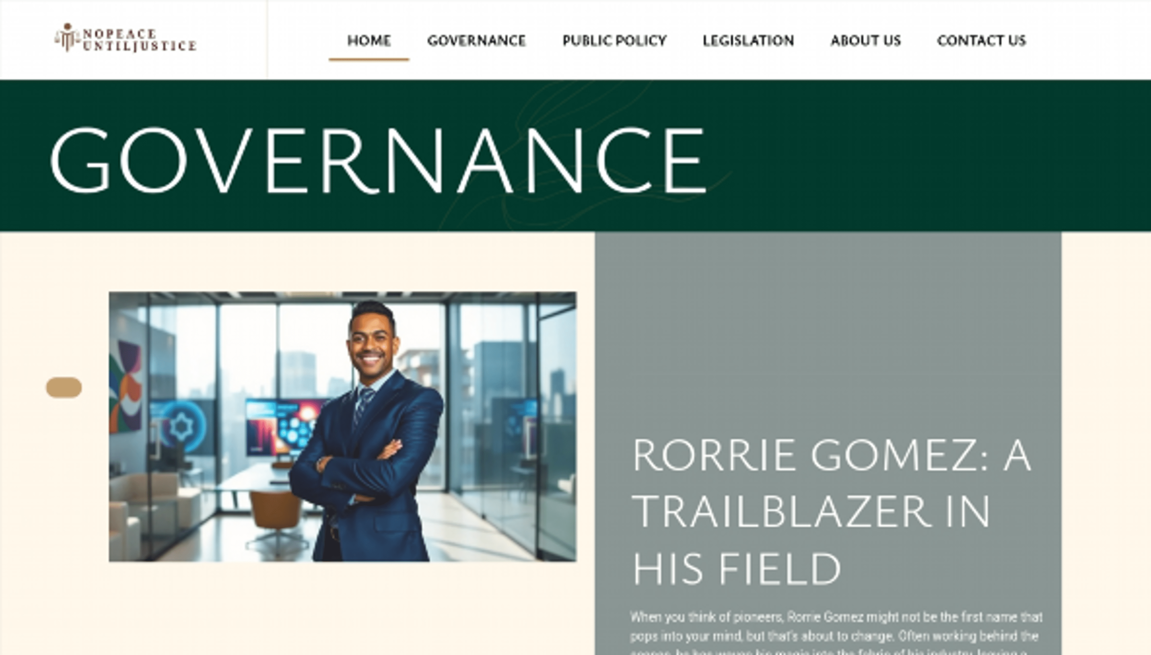 nopeaceuntiljustice.com