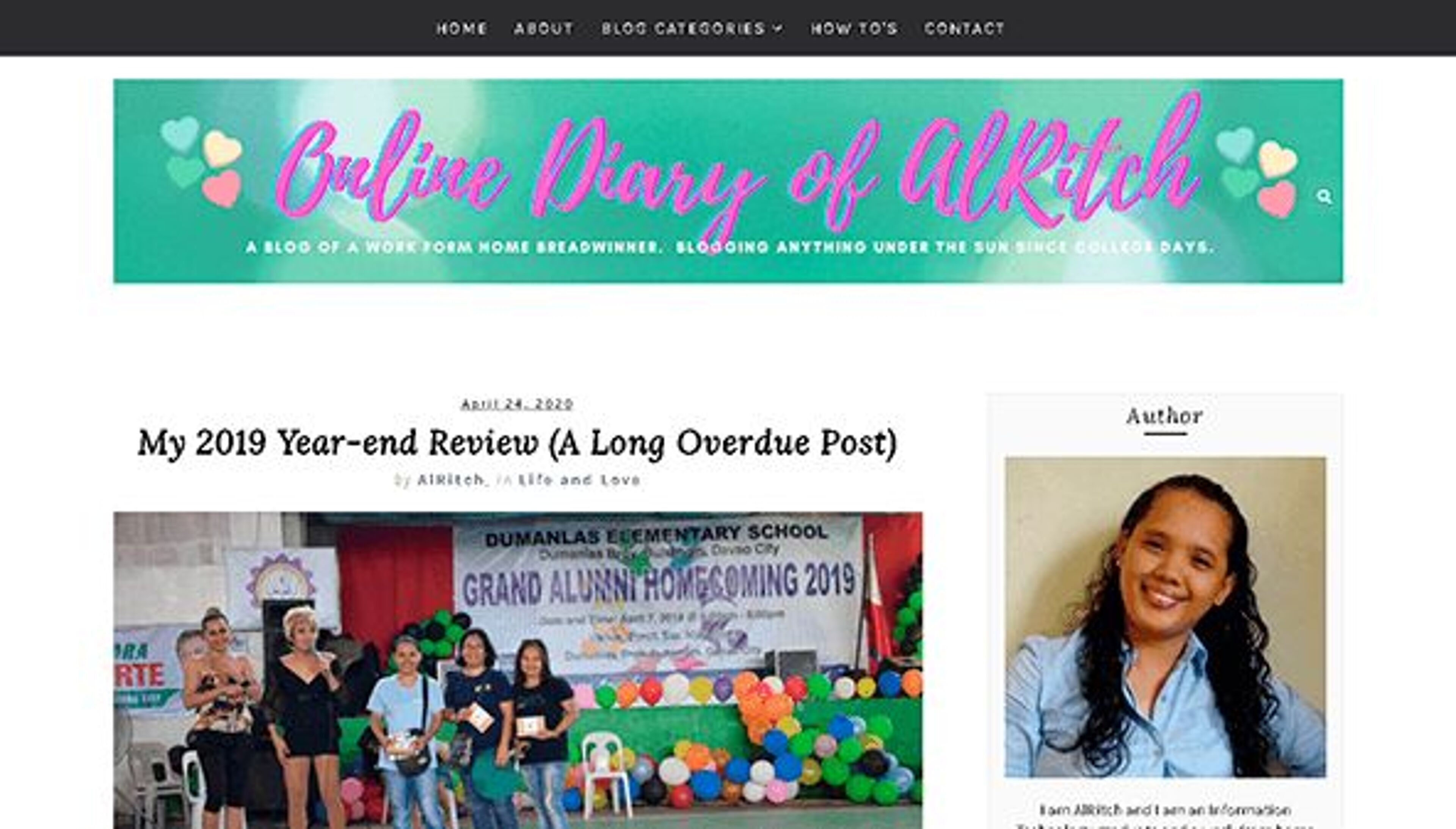 ΠΠ½Π»Π°ΠΉΠ½-Π΄Π½Π΅Π²Π½ΠΈΠΊ ΠΠ»ΡΠΈΡΡΠ° (onlinediaryofalritch.com)