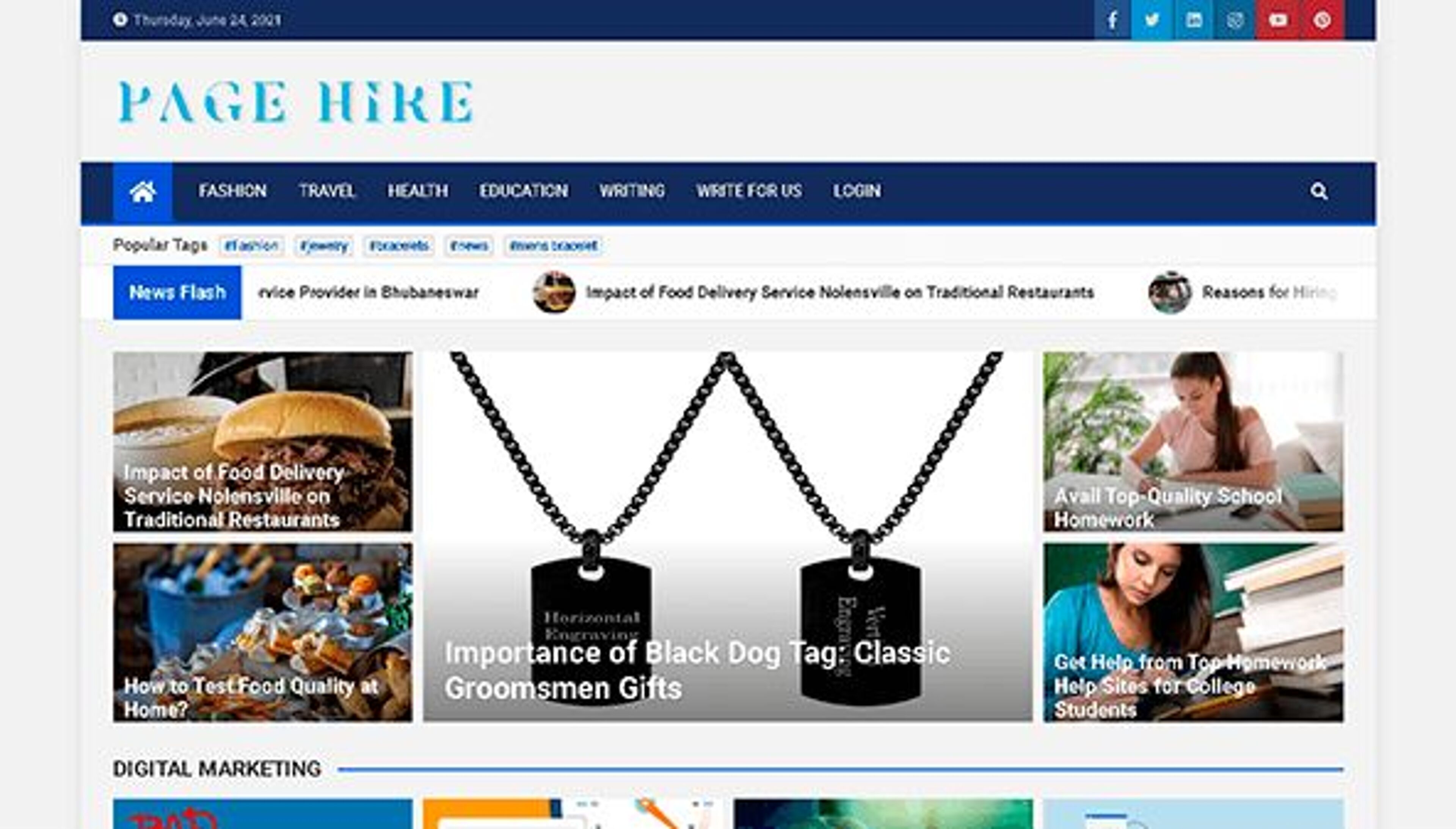 Seite mieten (pagehire.com)