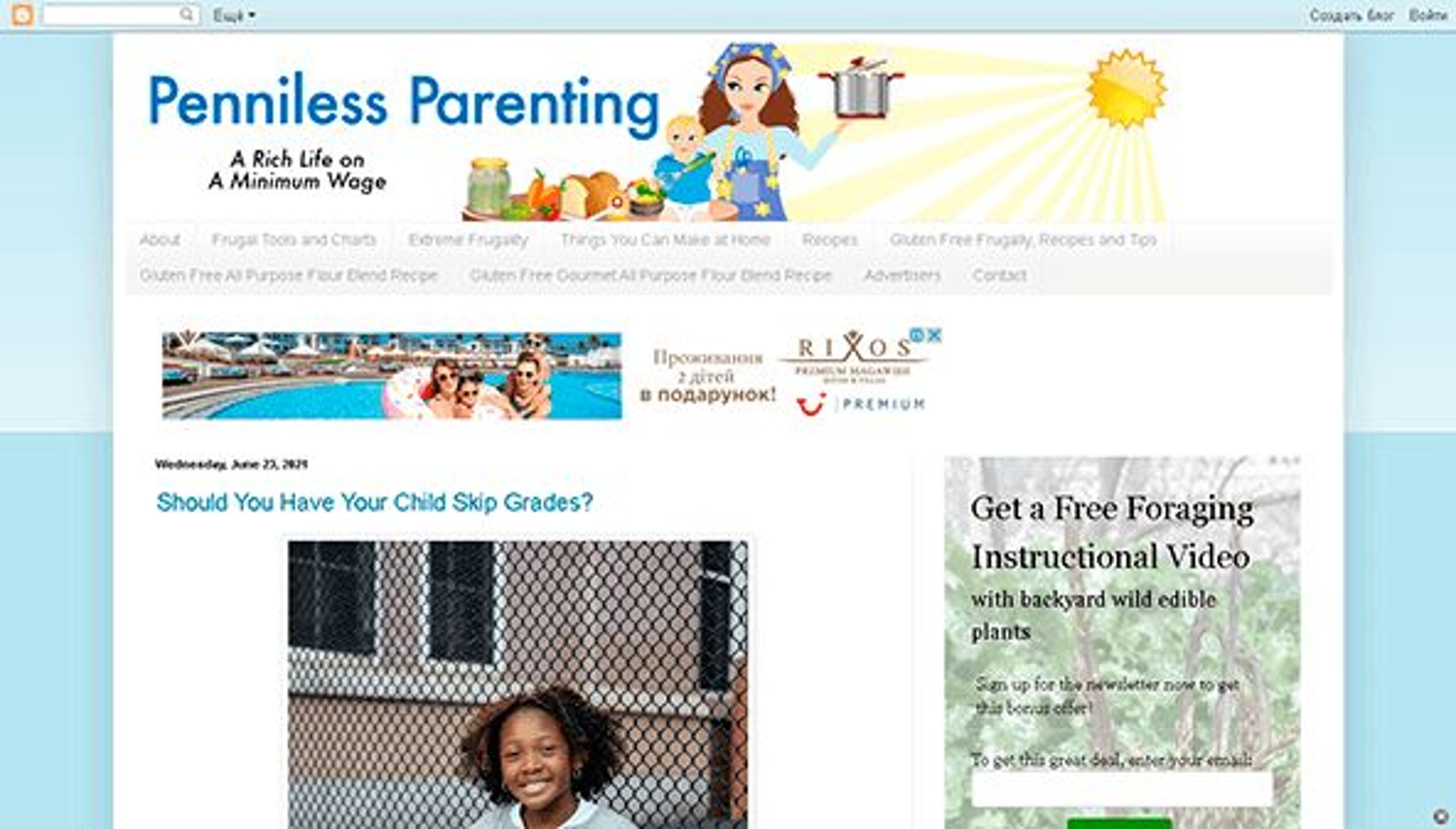 Nincstelen szülői lét (pennilessparenting.com)