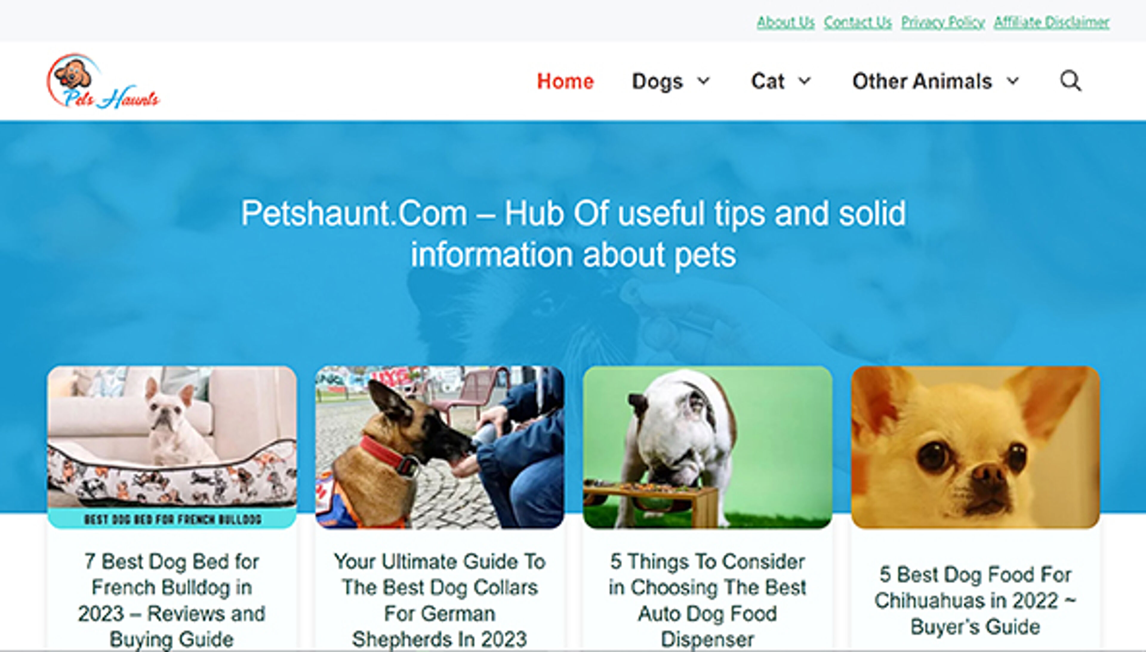 Домашние животные преследуют (petshaunt.com)