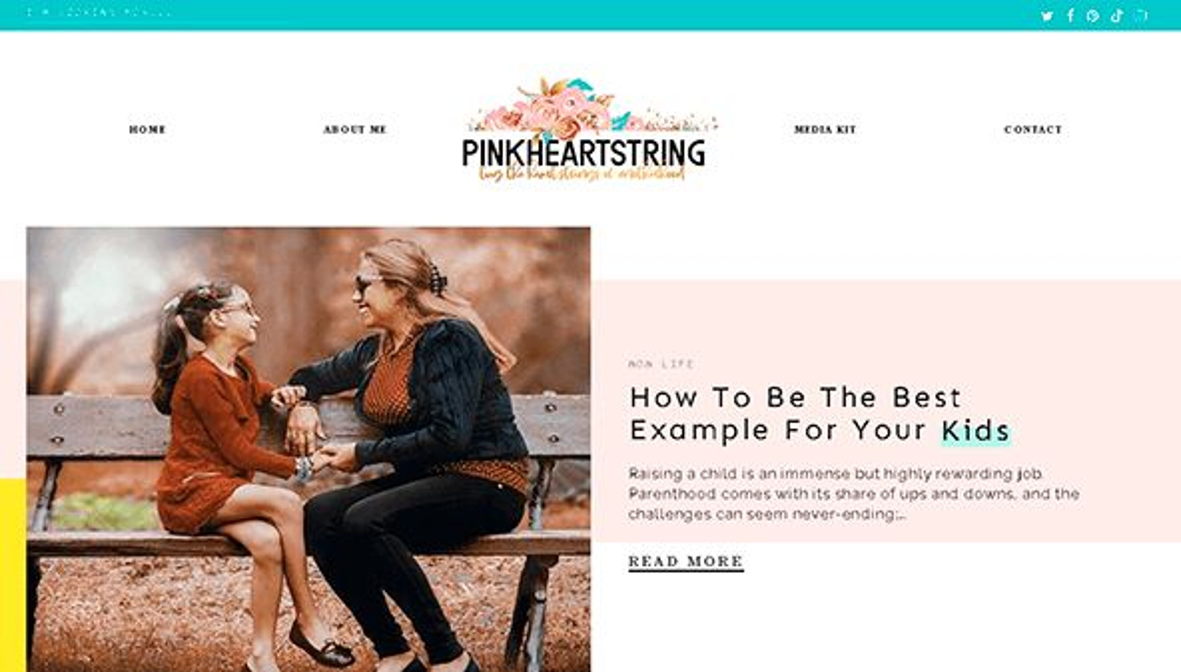 Rózsaszín szív zsinór (pinkheartstring.com)