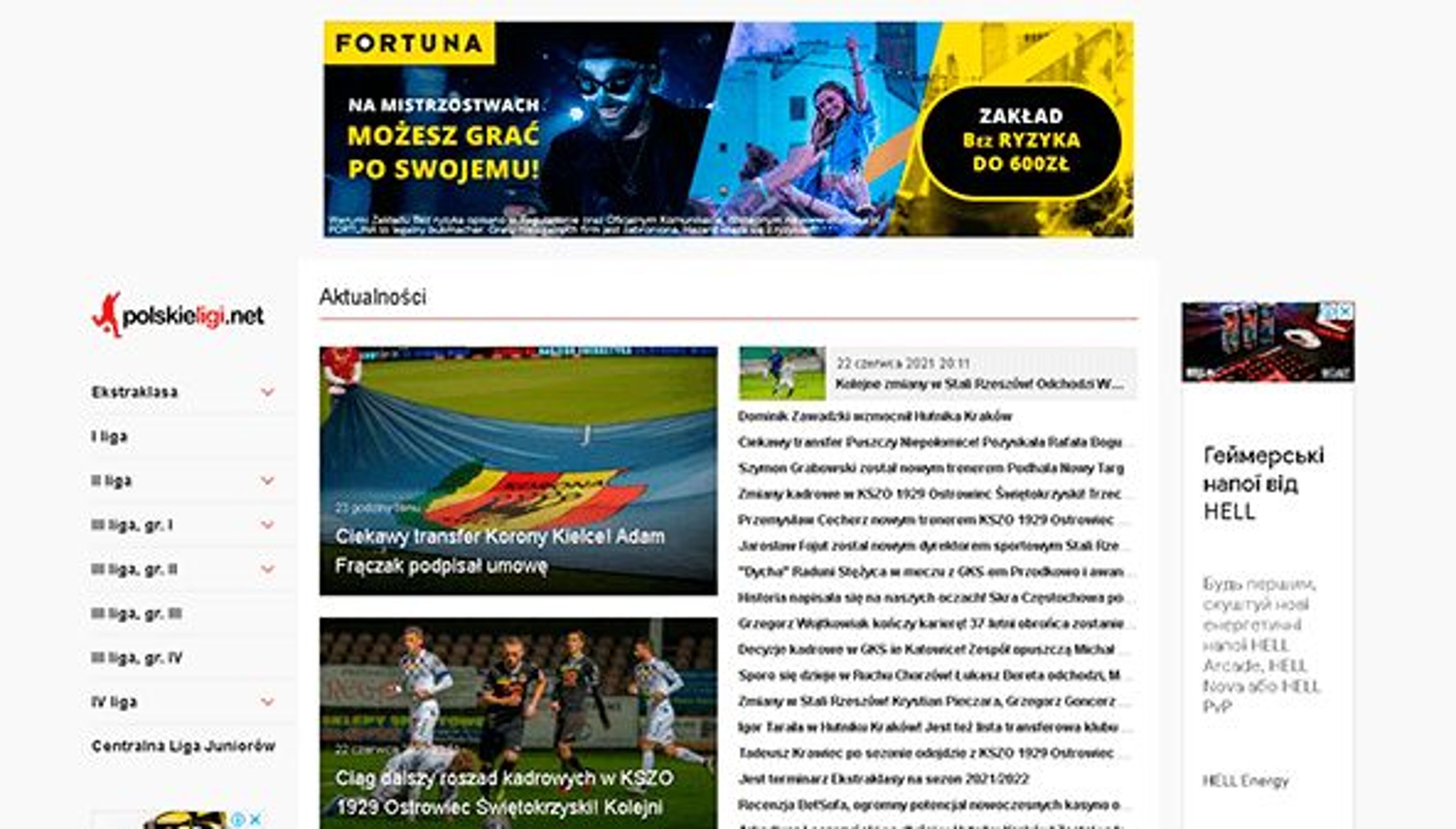 Польские лиги (polskieligi.net)