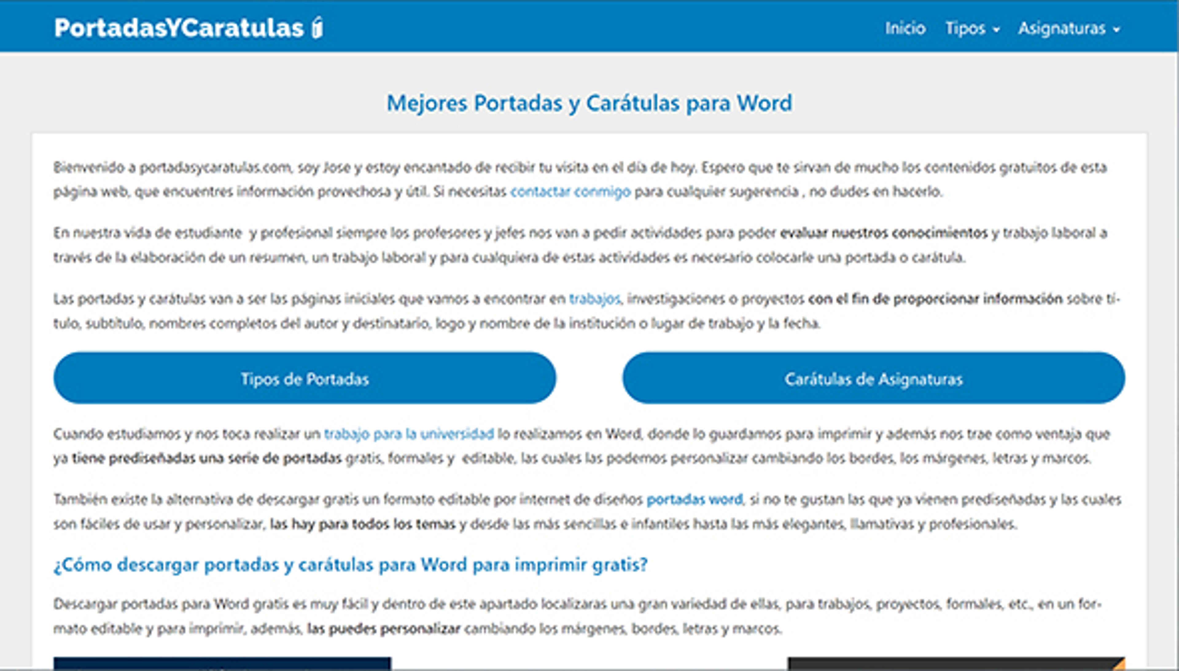 portadasycaratulas.com