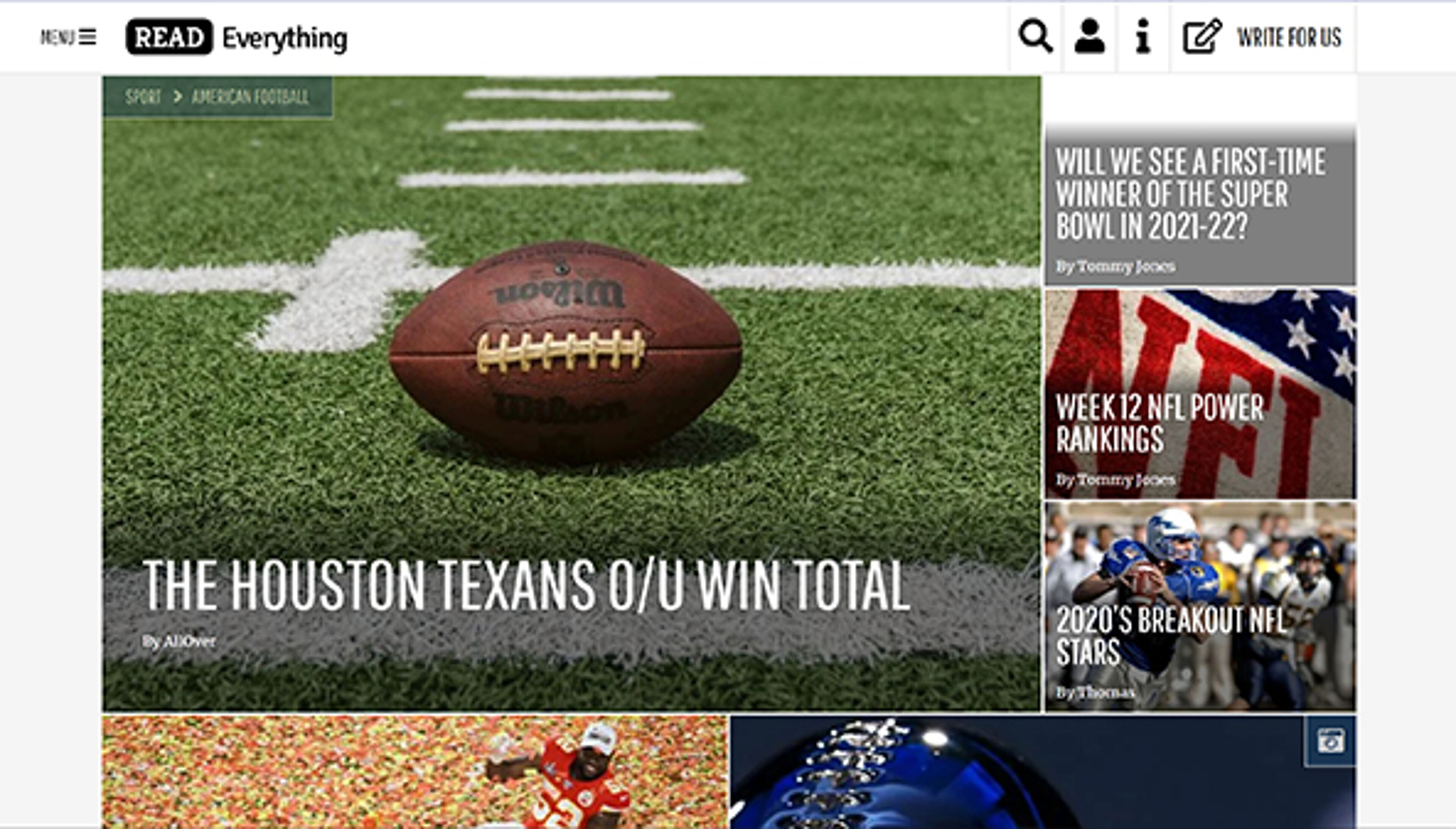 Przeczytaj Futbol amerykański (readamericanfootball.com)