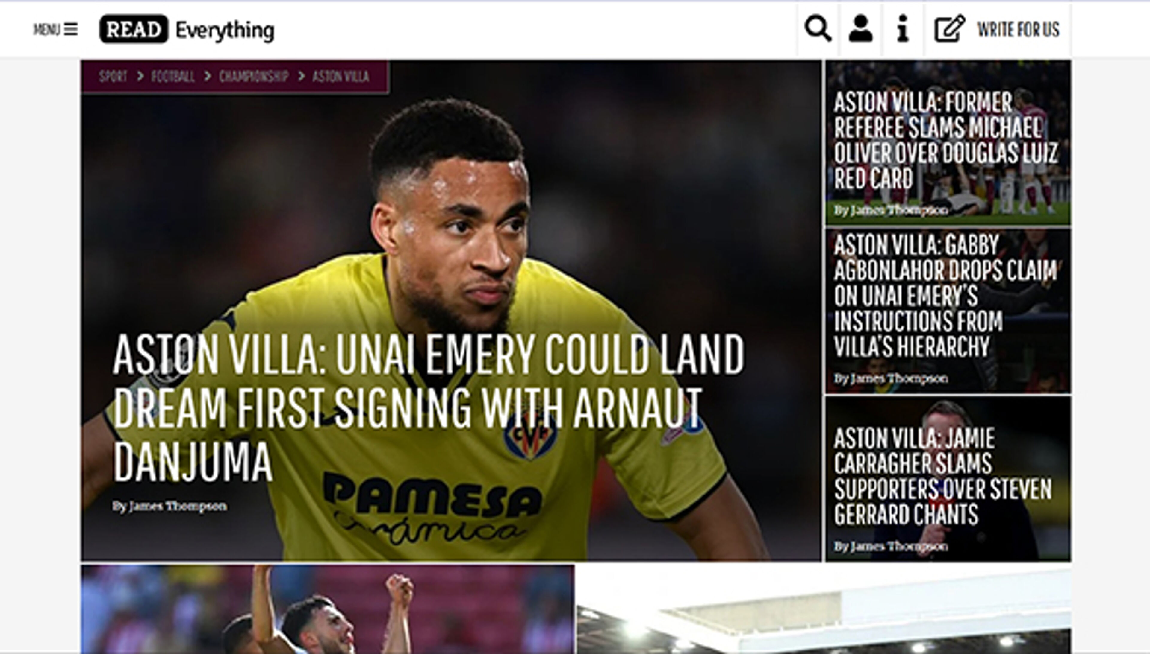 Skaitykite Aston Villa (readastonvilla.com)