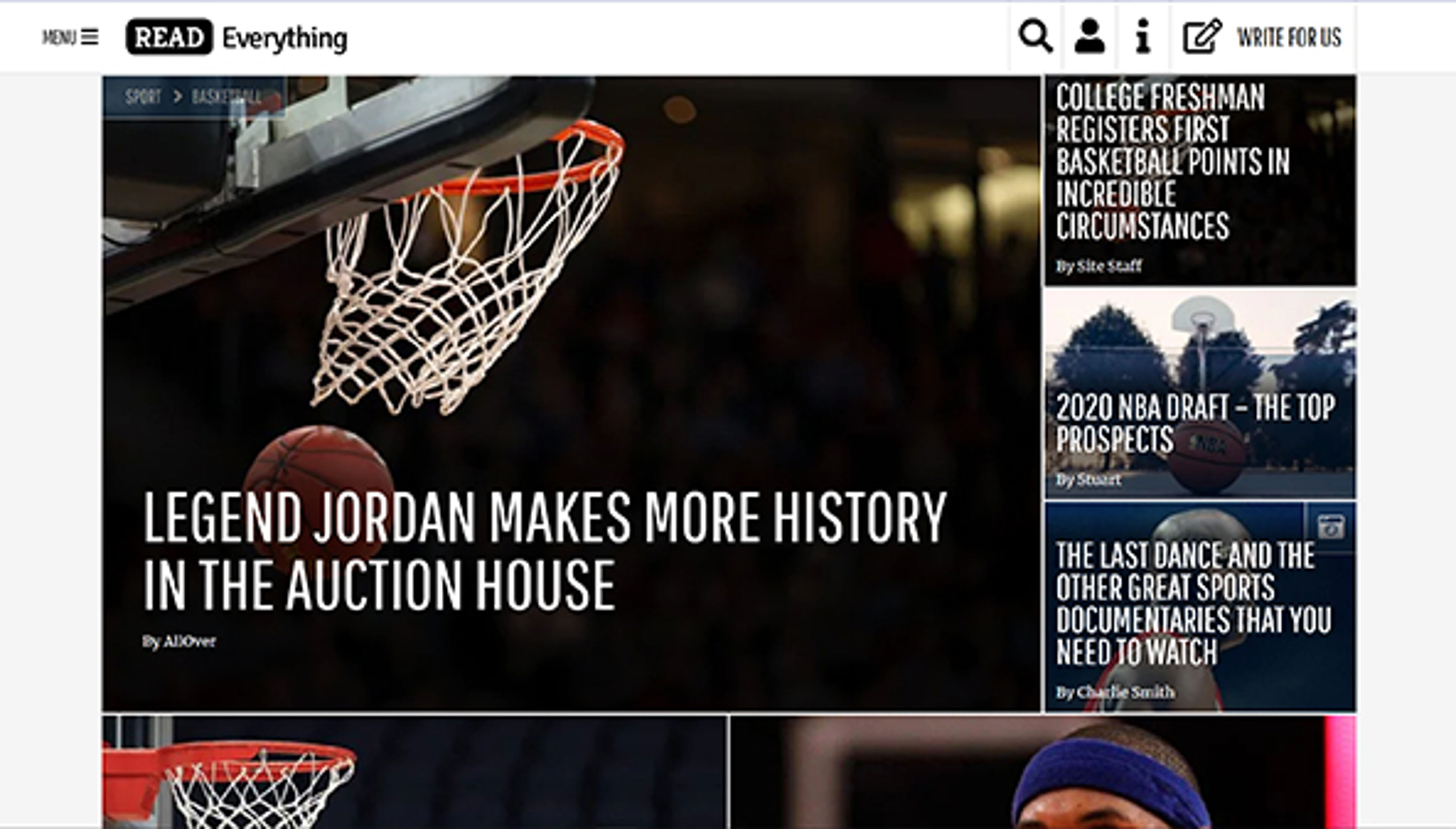 Läs basket (readbasketball.com)