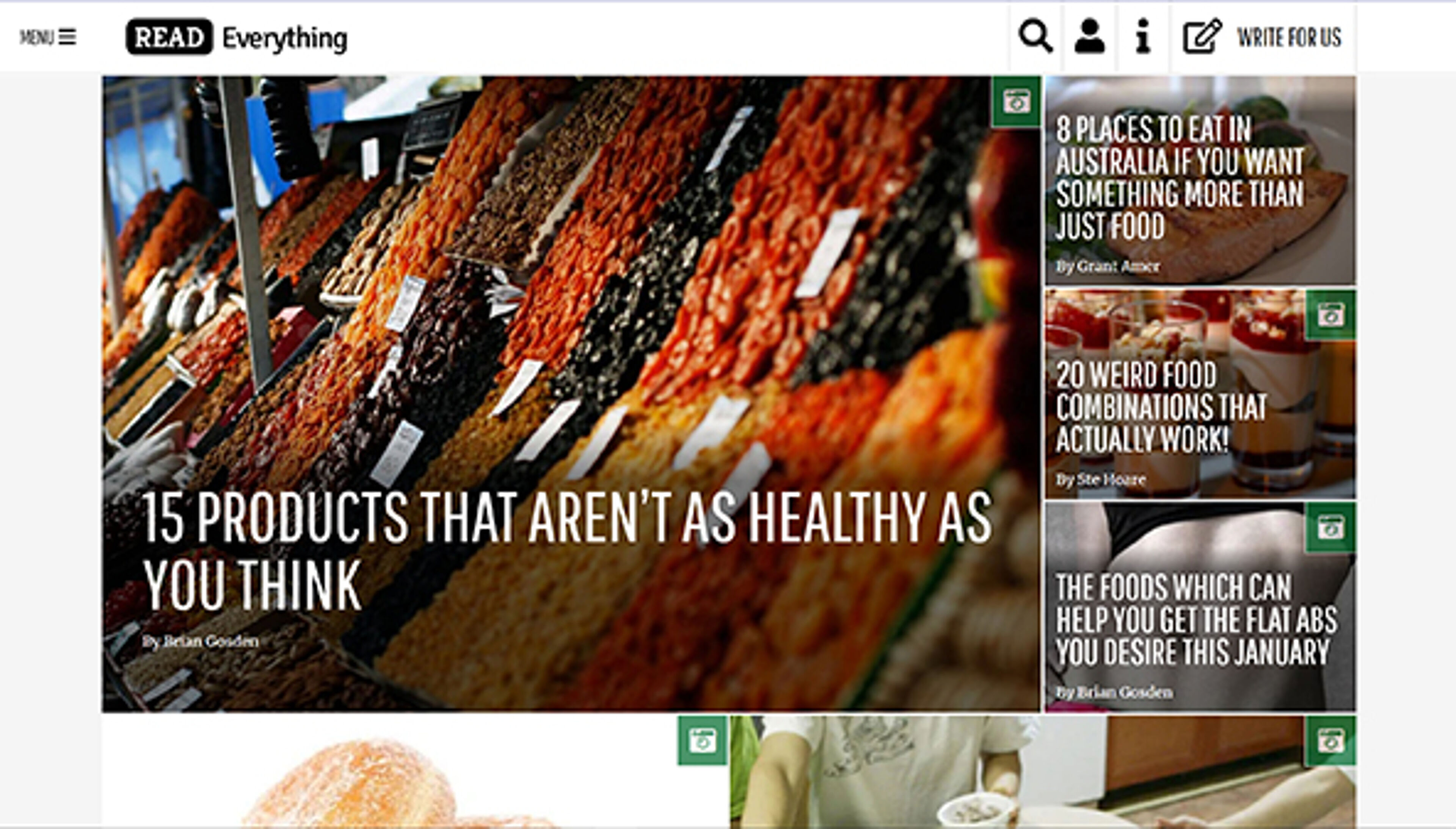 Читать еду (readfood.co)