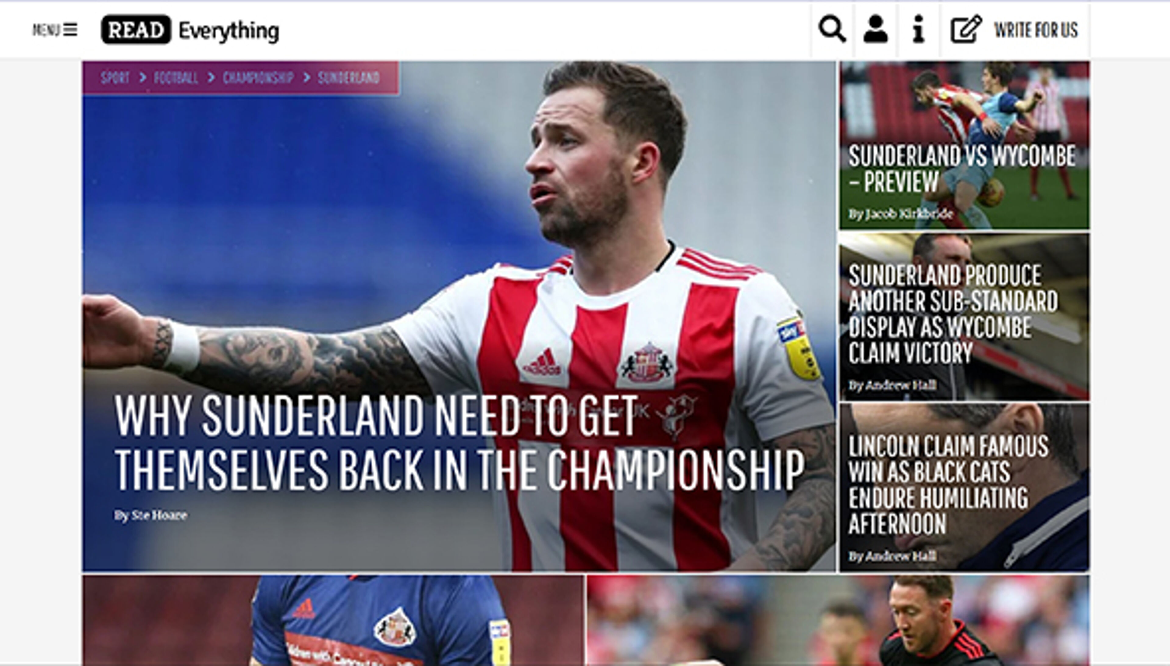 Skaitykite Sanderlandą (readsunderland.com)