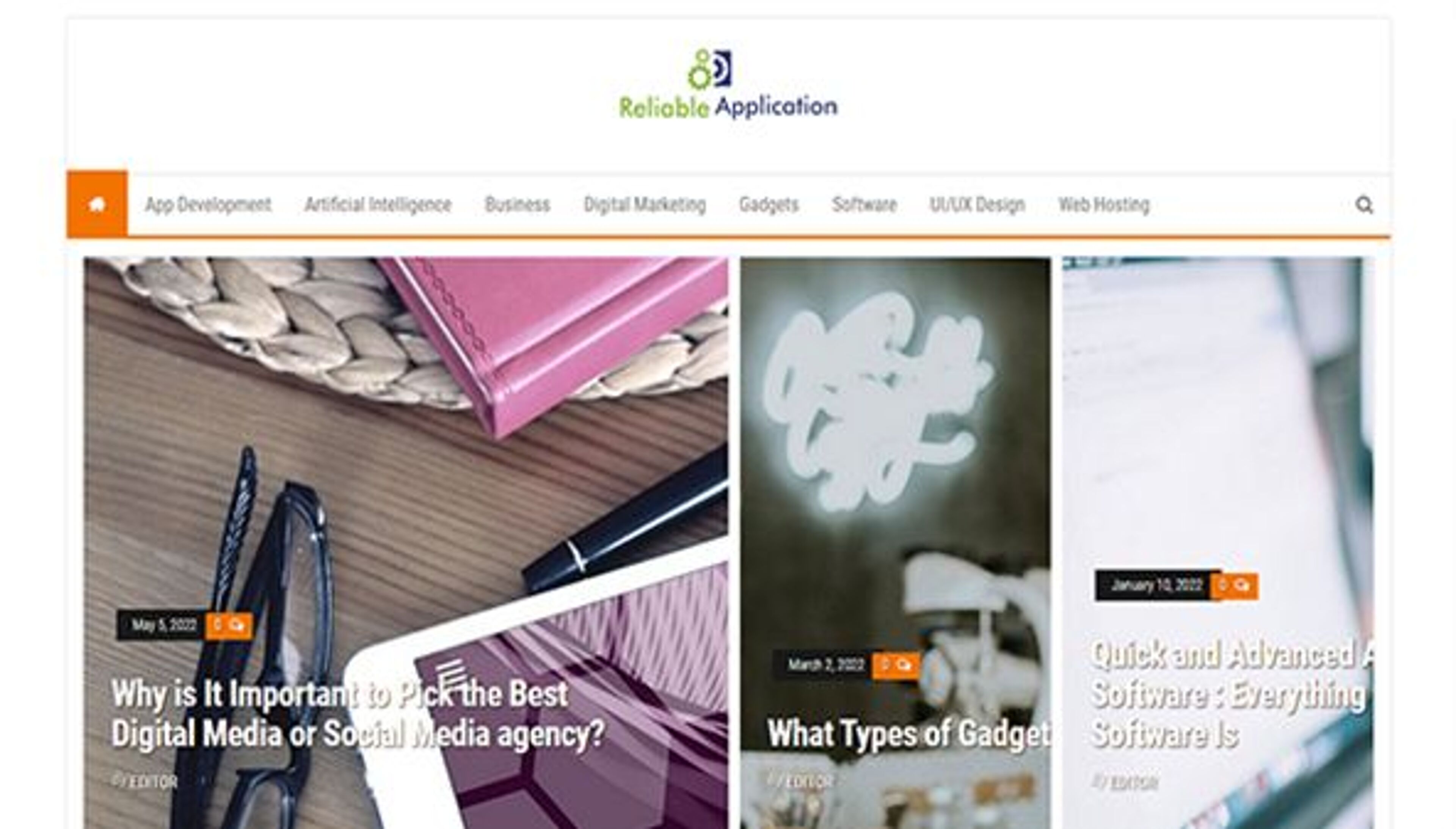 Patikima taikymas (reliableapplication.com)