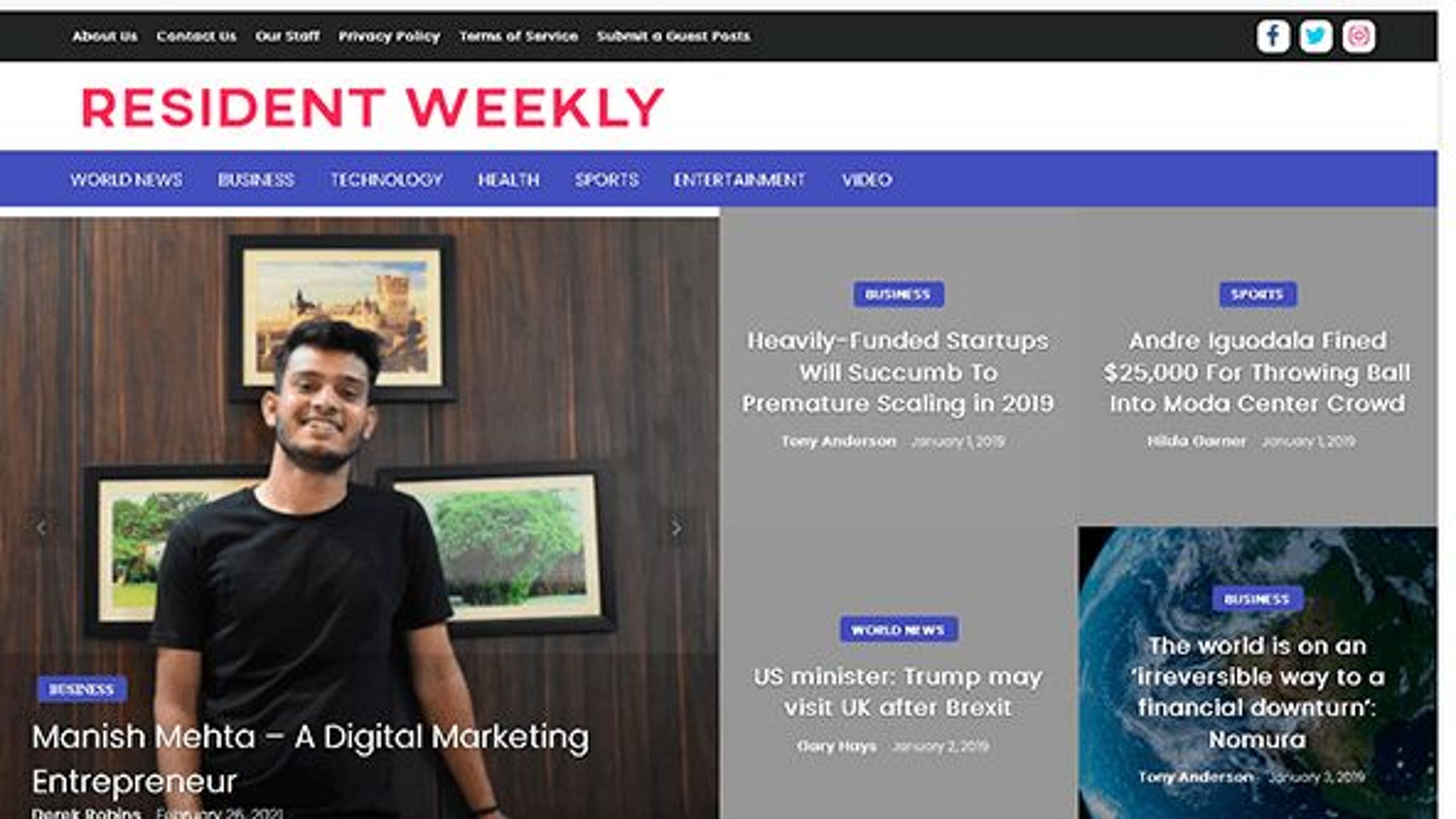 Residente semanalmente (residentweekly.com)