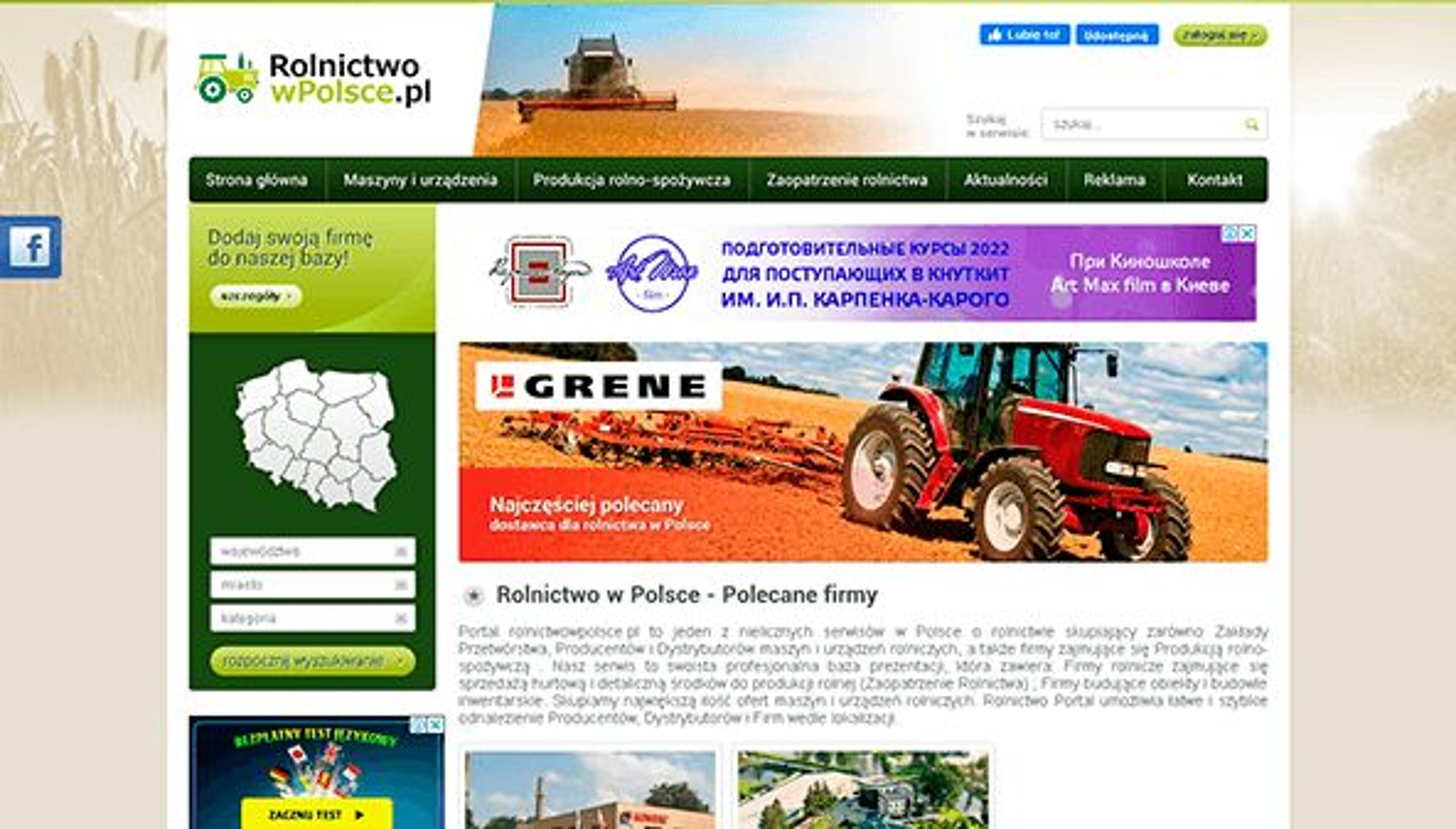Agricultura na Polónia (rolnictwowpolsce.pl)