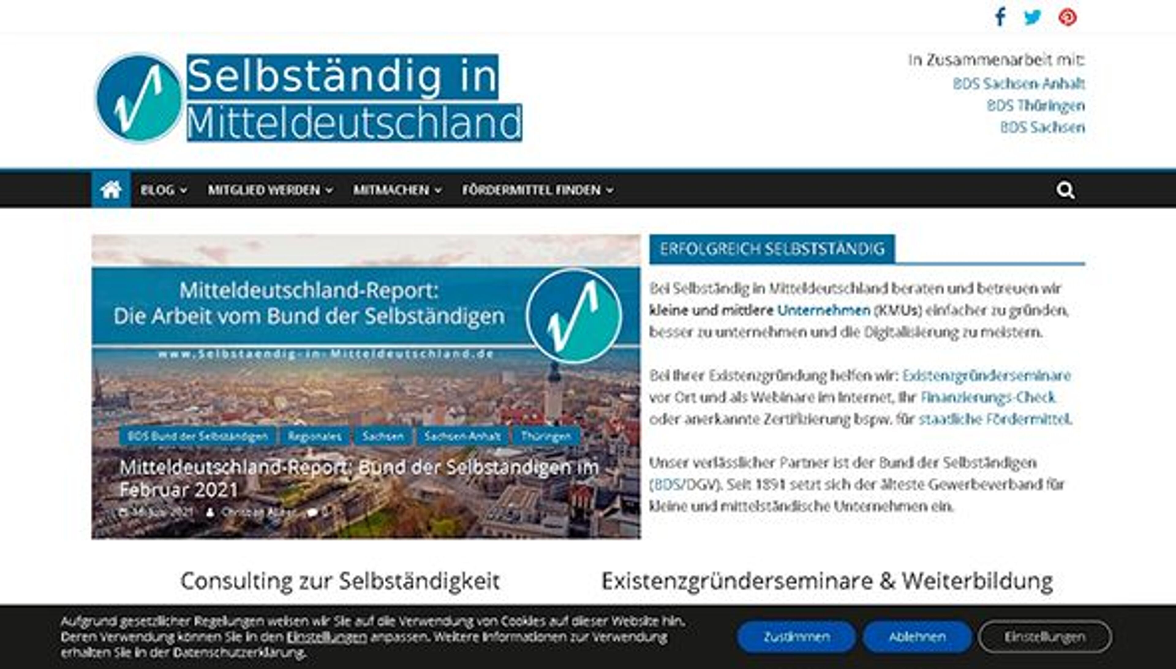 Самозанятость в центральной Германии (selbstaendig-in-mitteldeutschland.de)