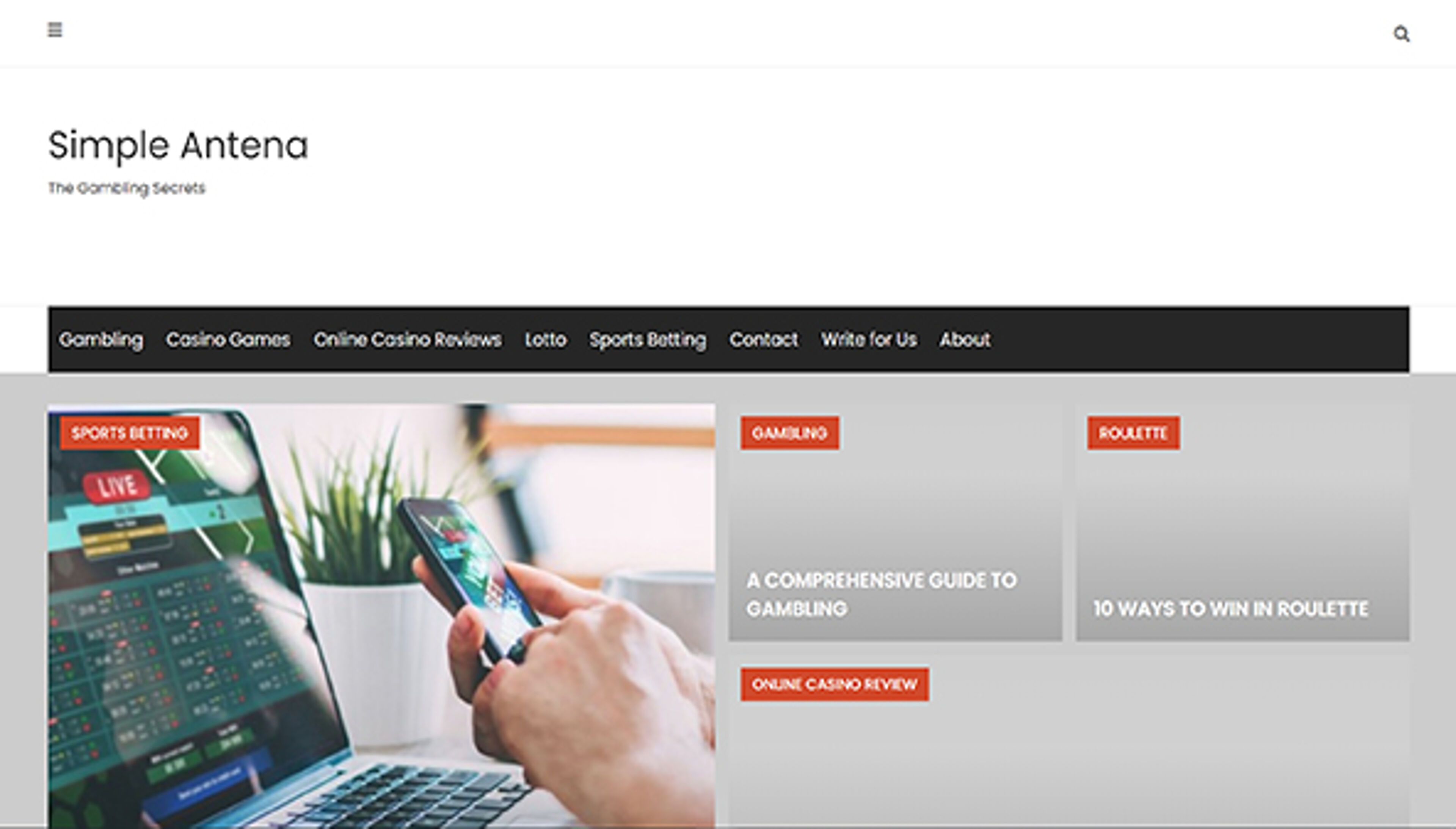 Egyszerű antena (simpleantena.com)