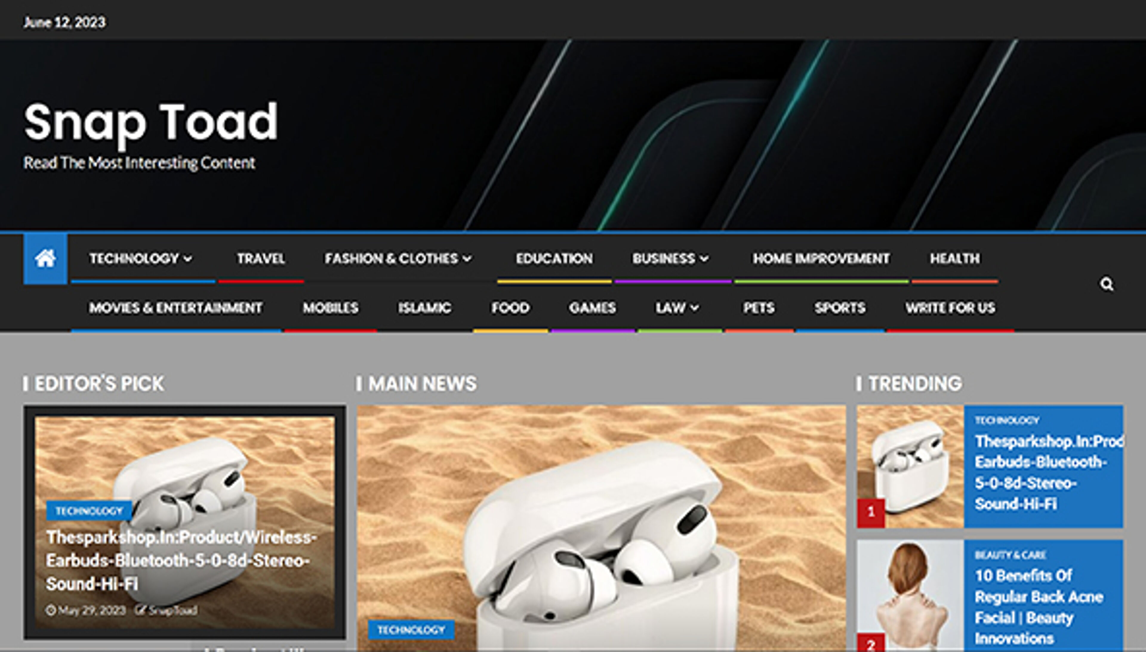 Щелкающая жаба (snaptoad.com)