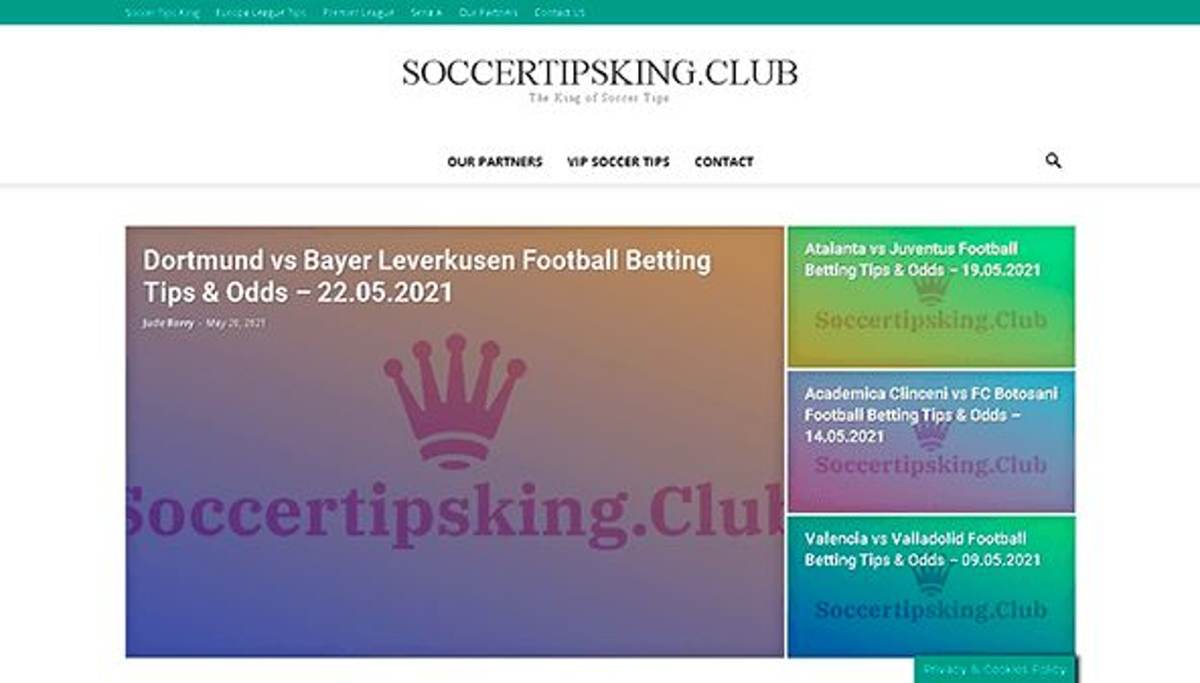 El rey de los consejos de fútbol (soccertipsking.club)