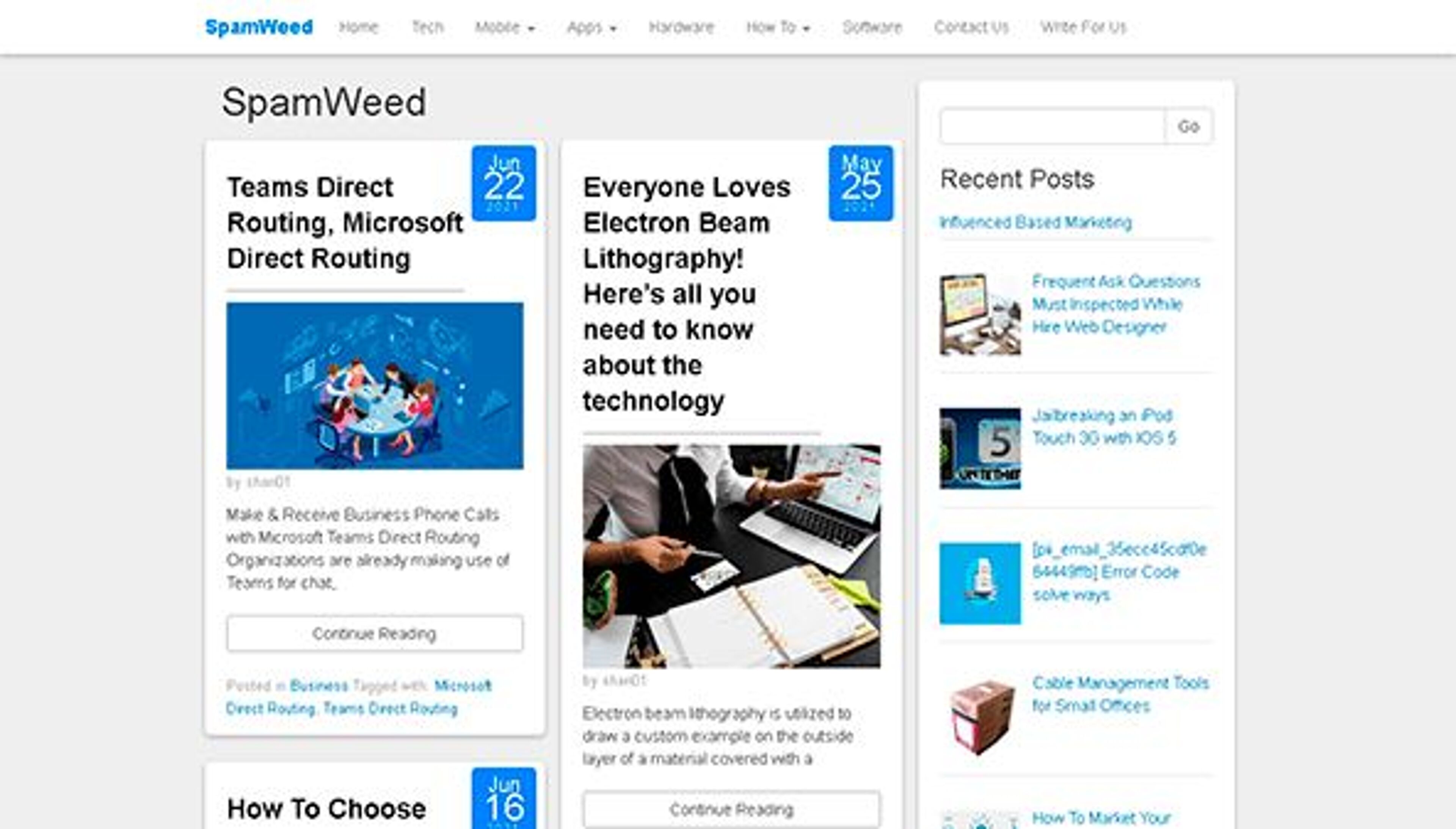 Spam chwast (spamweed.com)