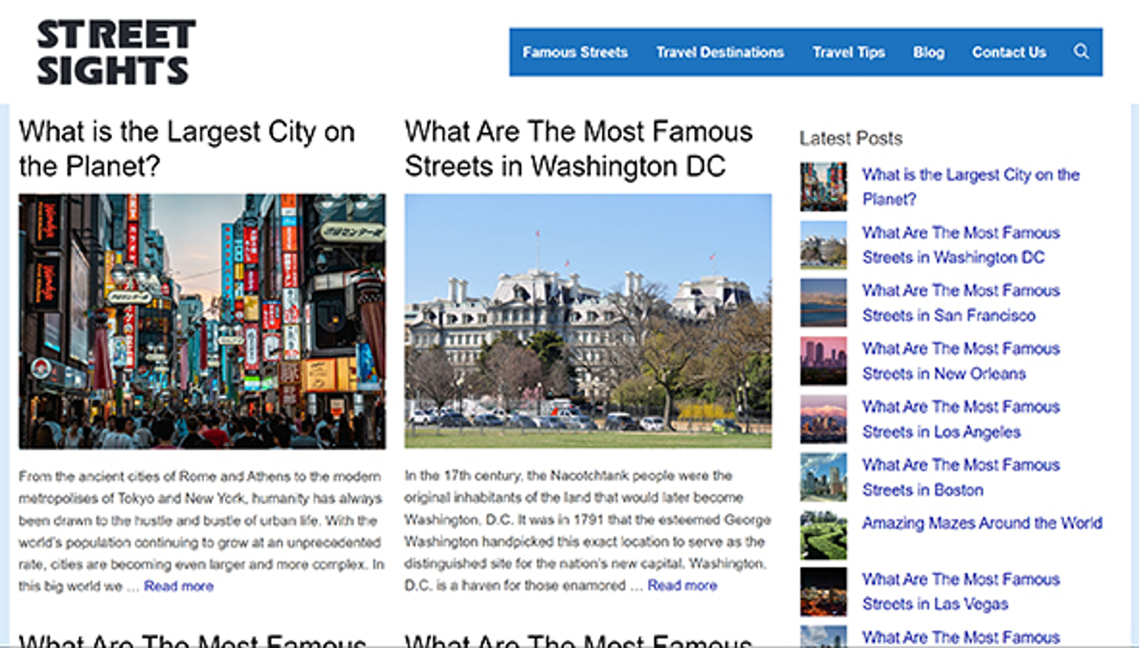 Street sights (streetsights.org)