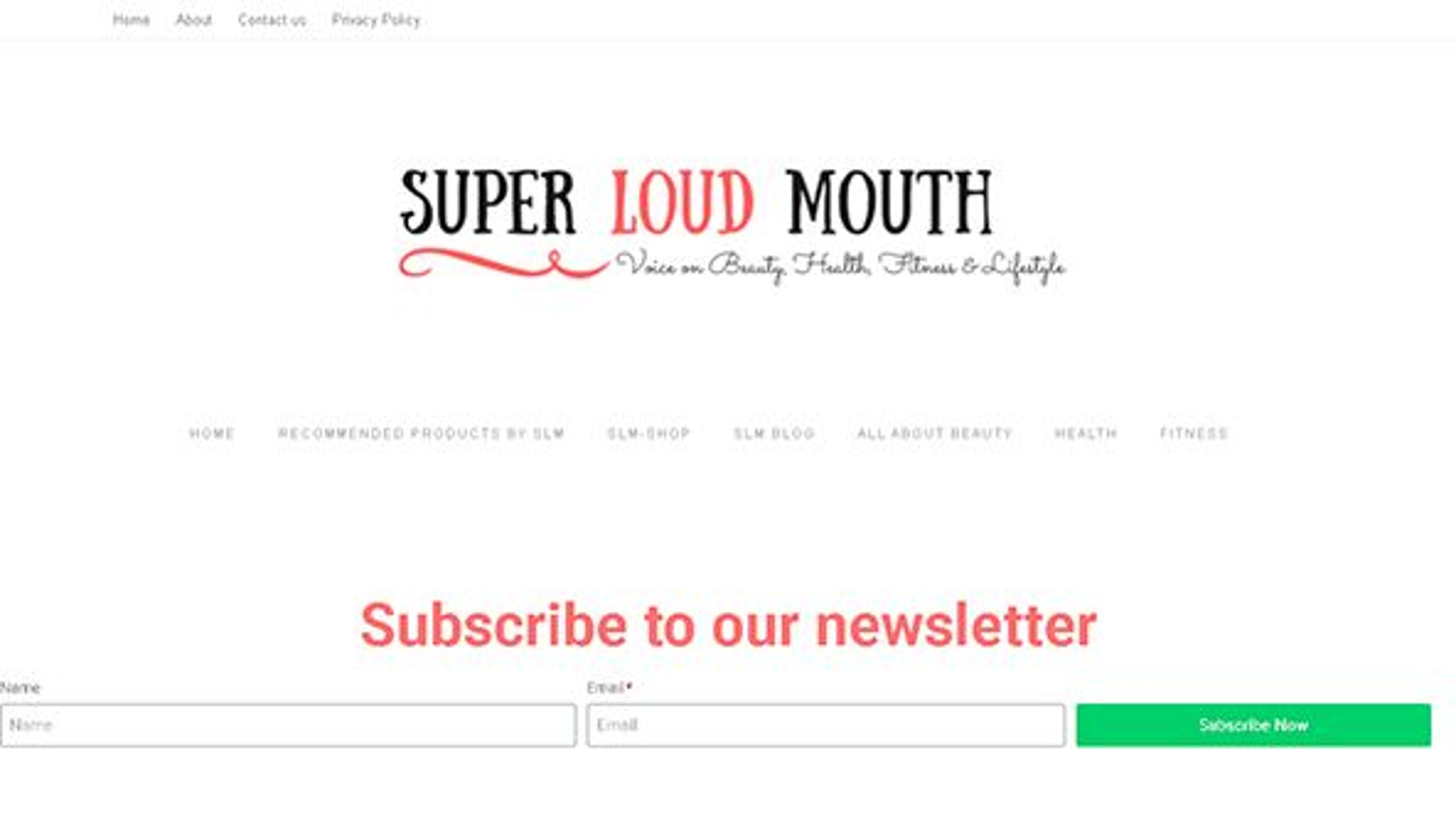 Очень громкий рот (superloudmouth.com)