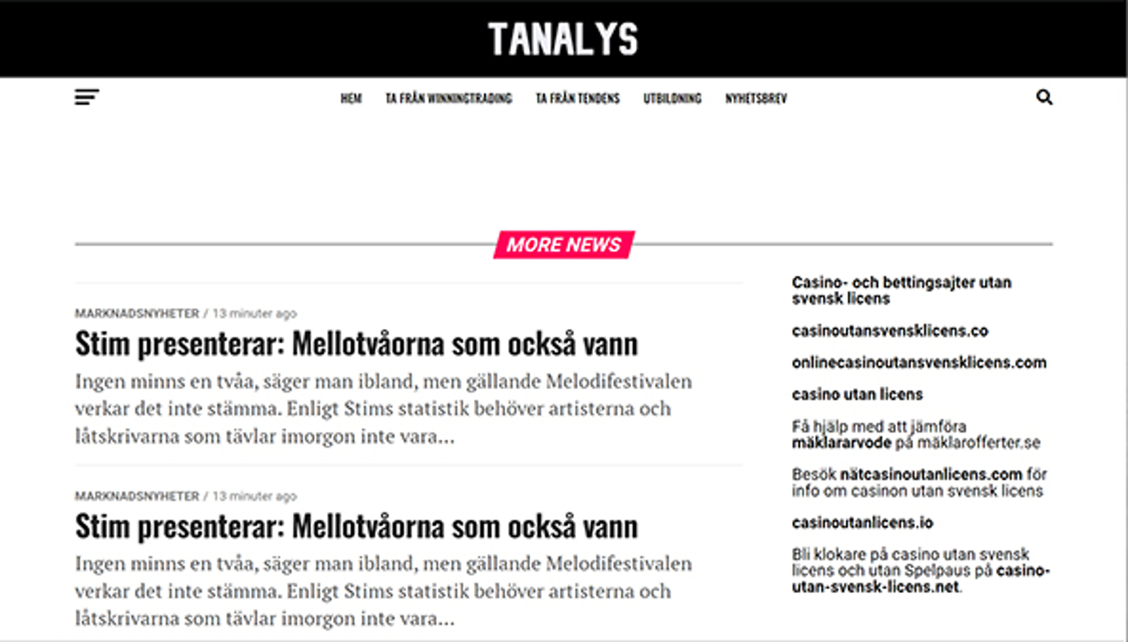 tanalys.se