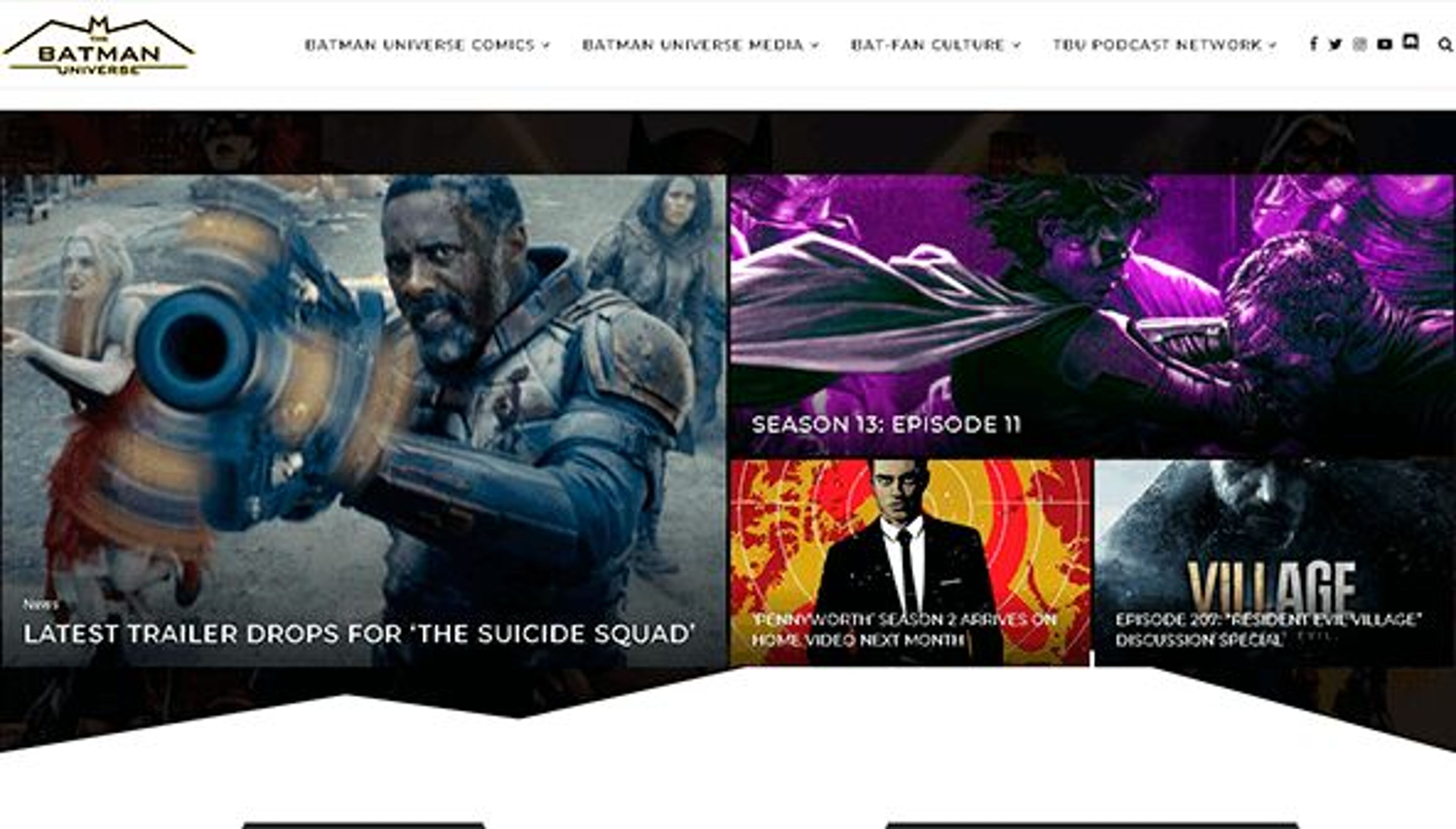 Вселенная Бэтмена (thebatmanuniverse.net)