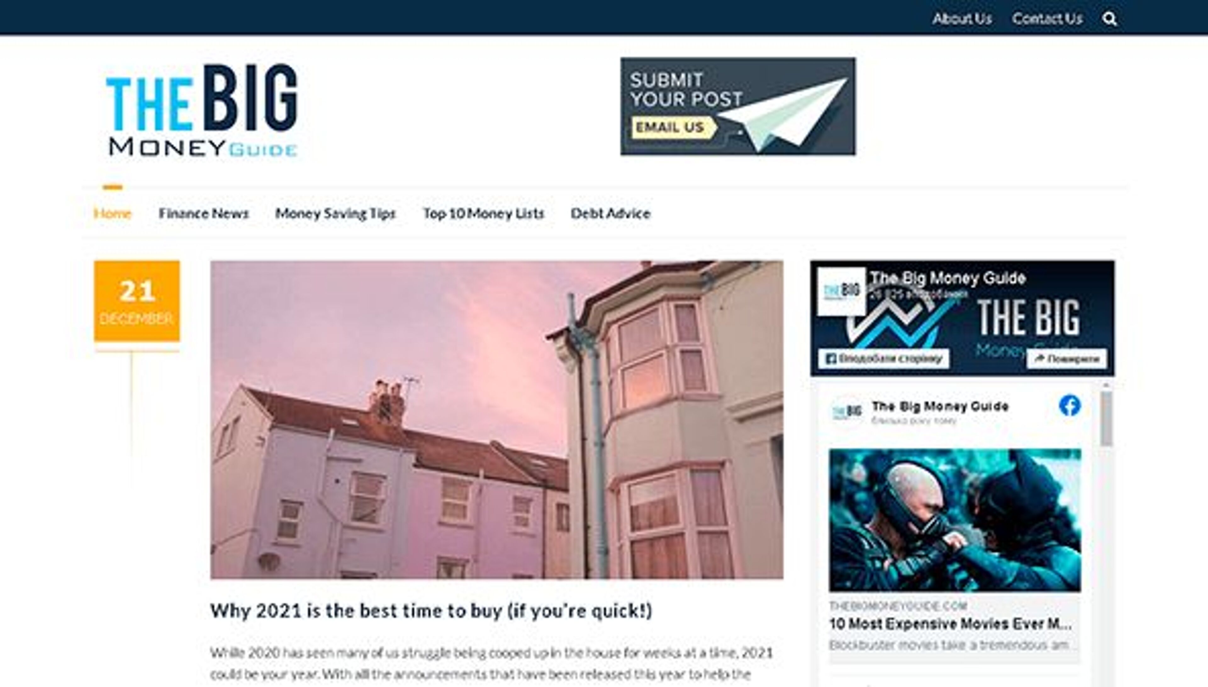 A nagy pénz útikalauz (thebigmoneyguide.com)