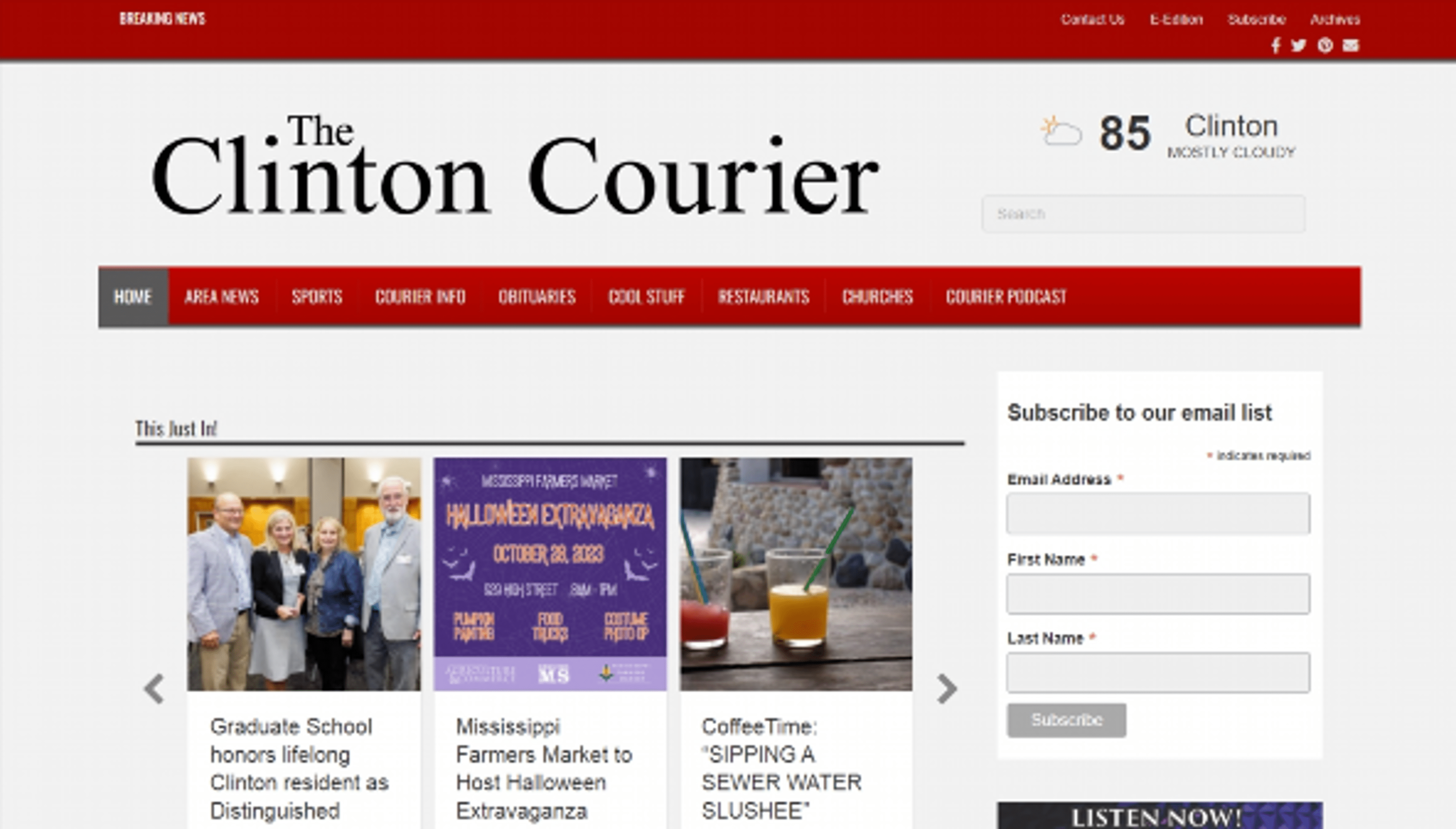 theclintoncourier.net