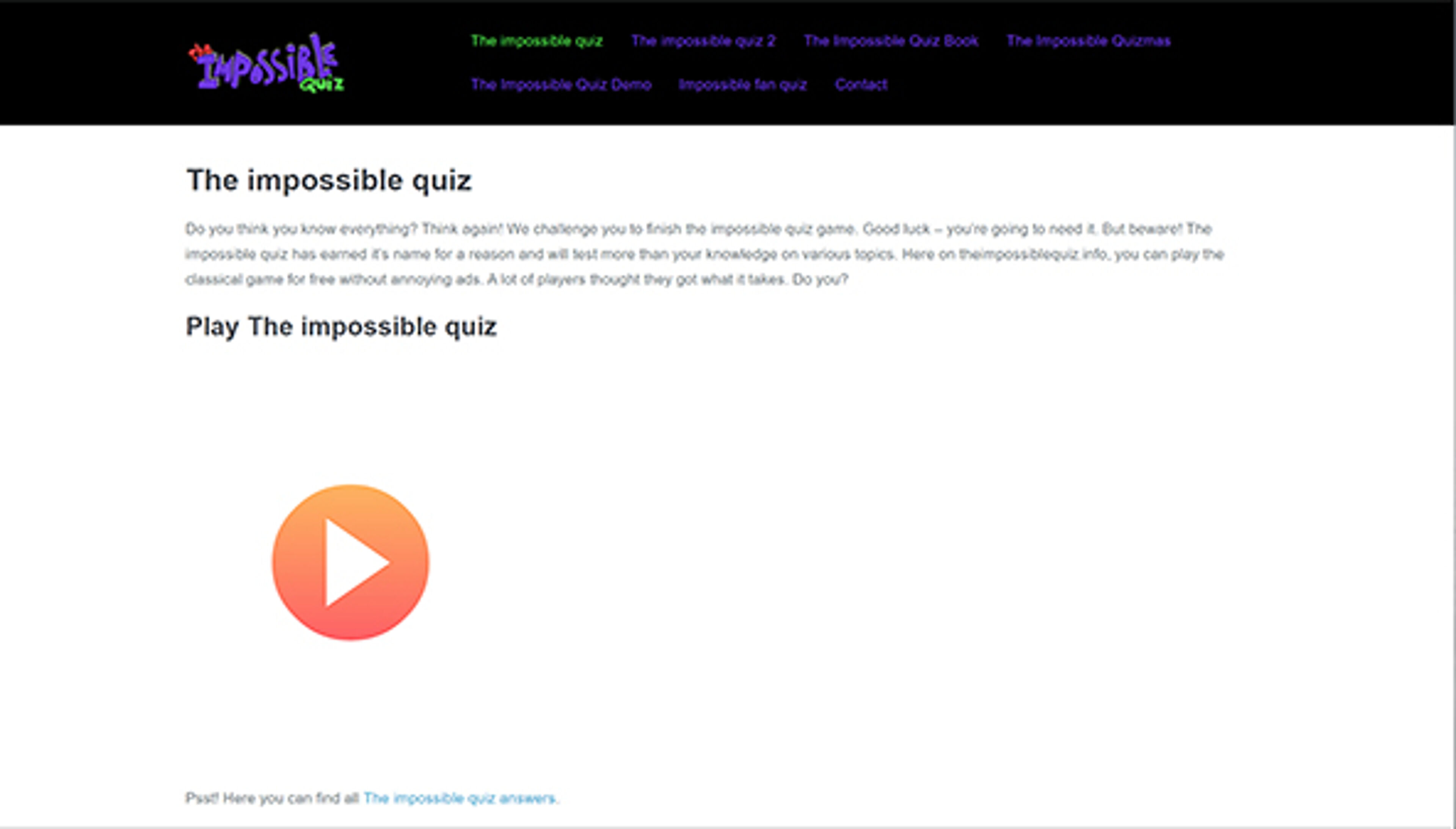 theimpossiblequiz.info