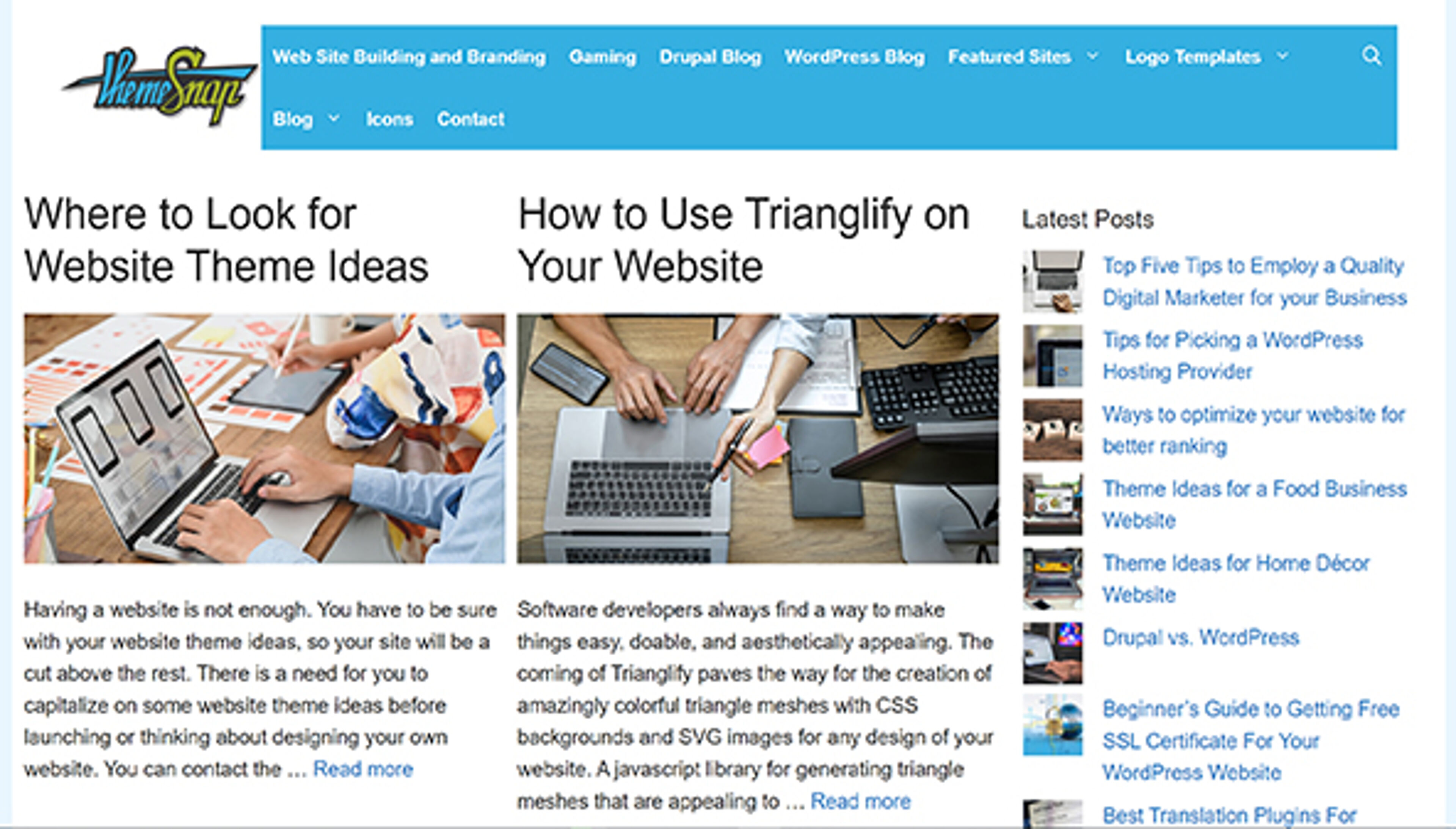 Tema snap (themesnap.com)