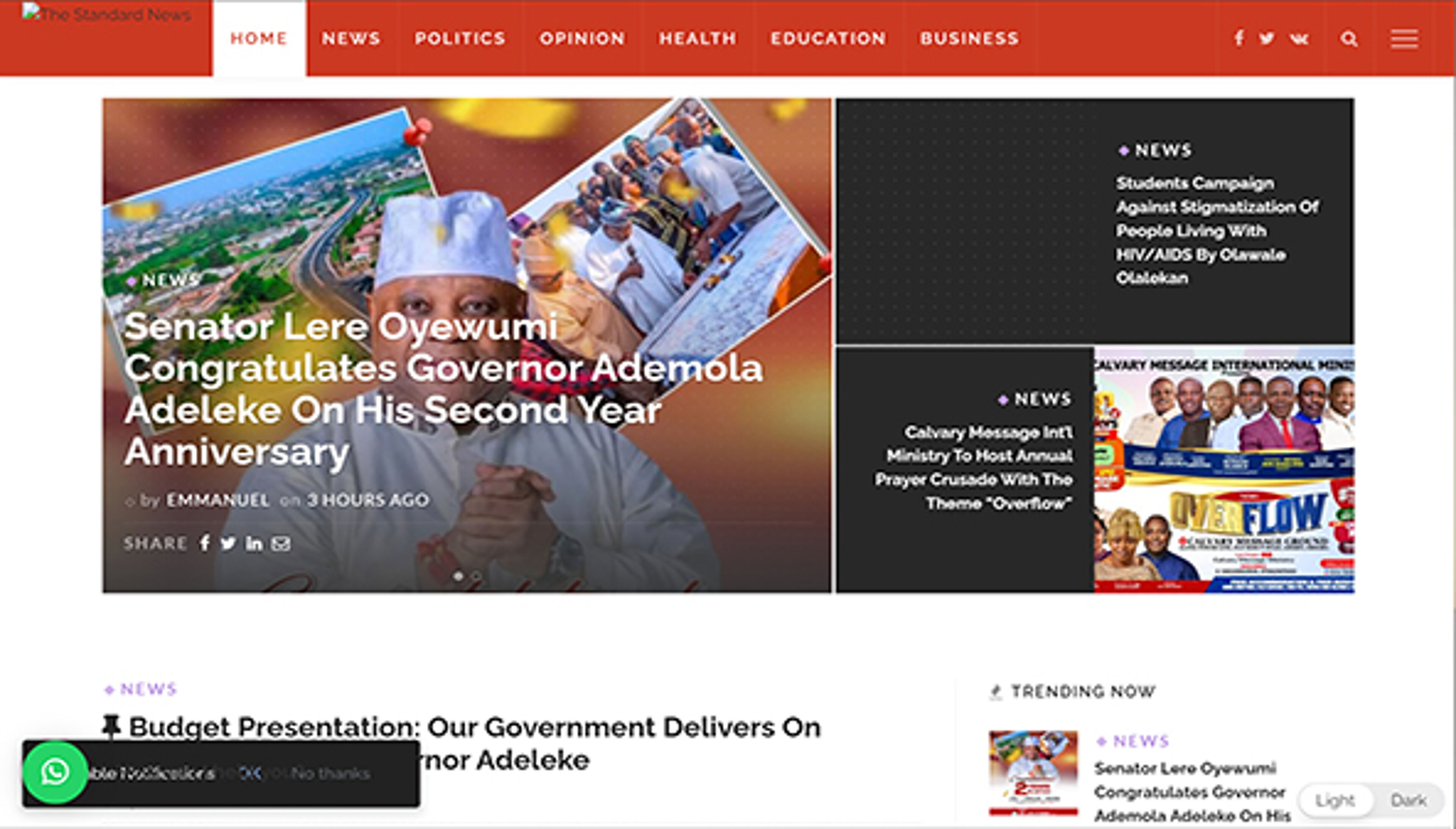 thestandardnews.com.ng