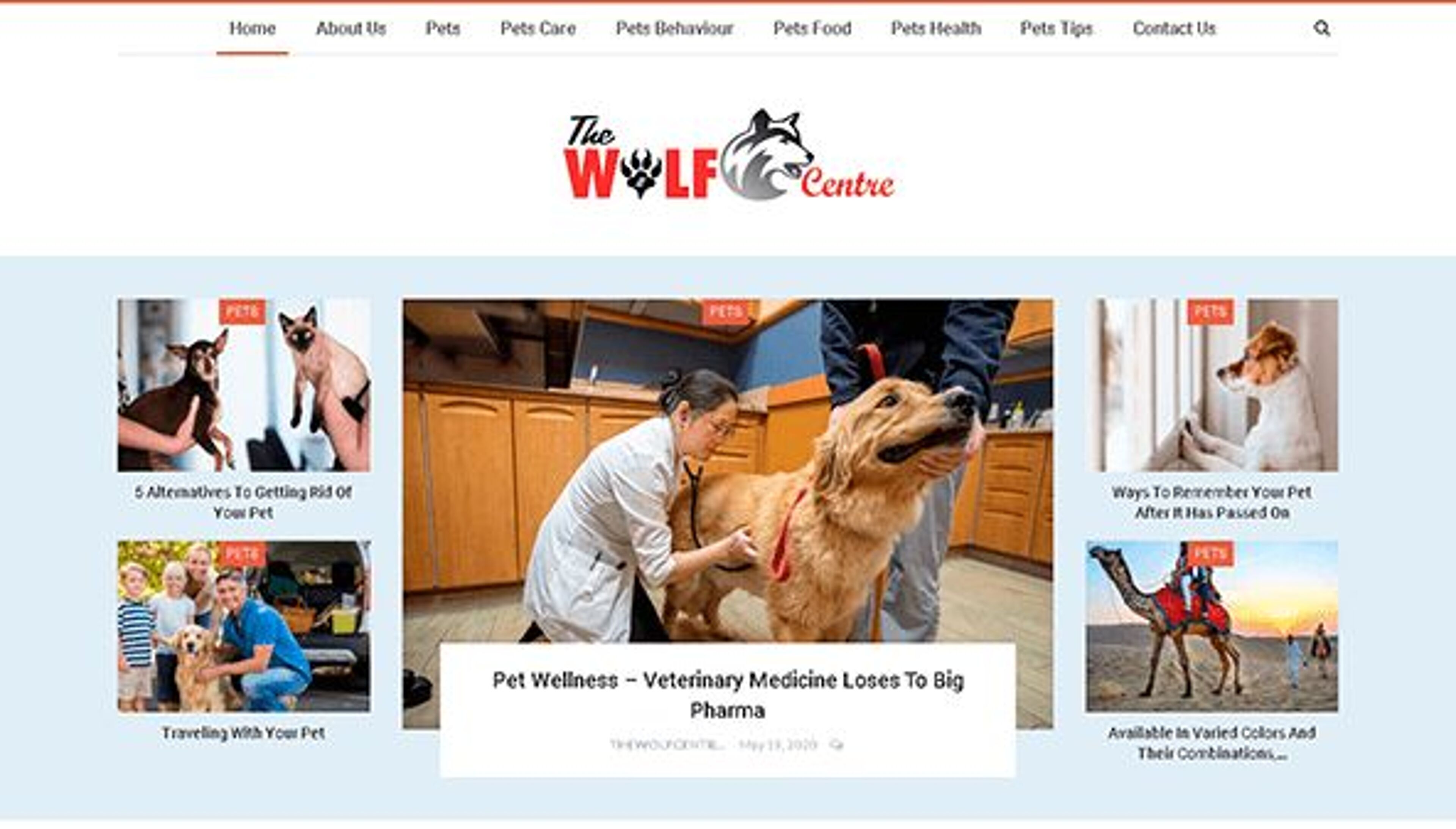 Vilko centras (thewolfcentre.co.uk)