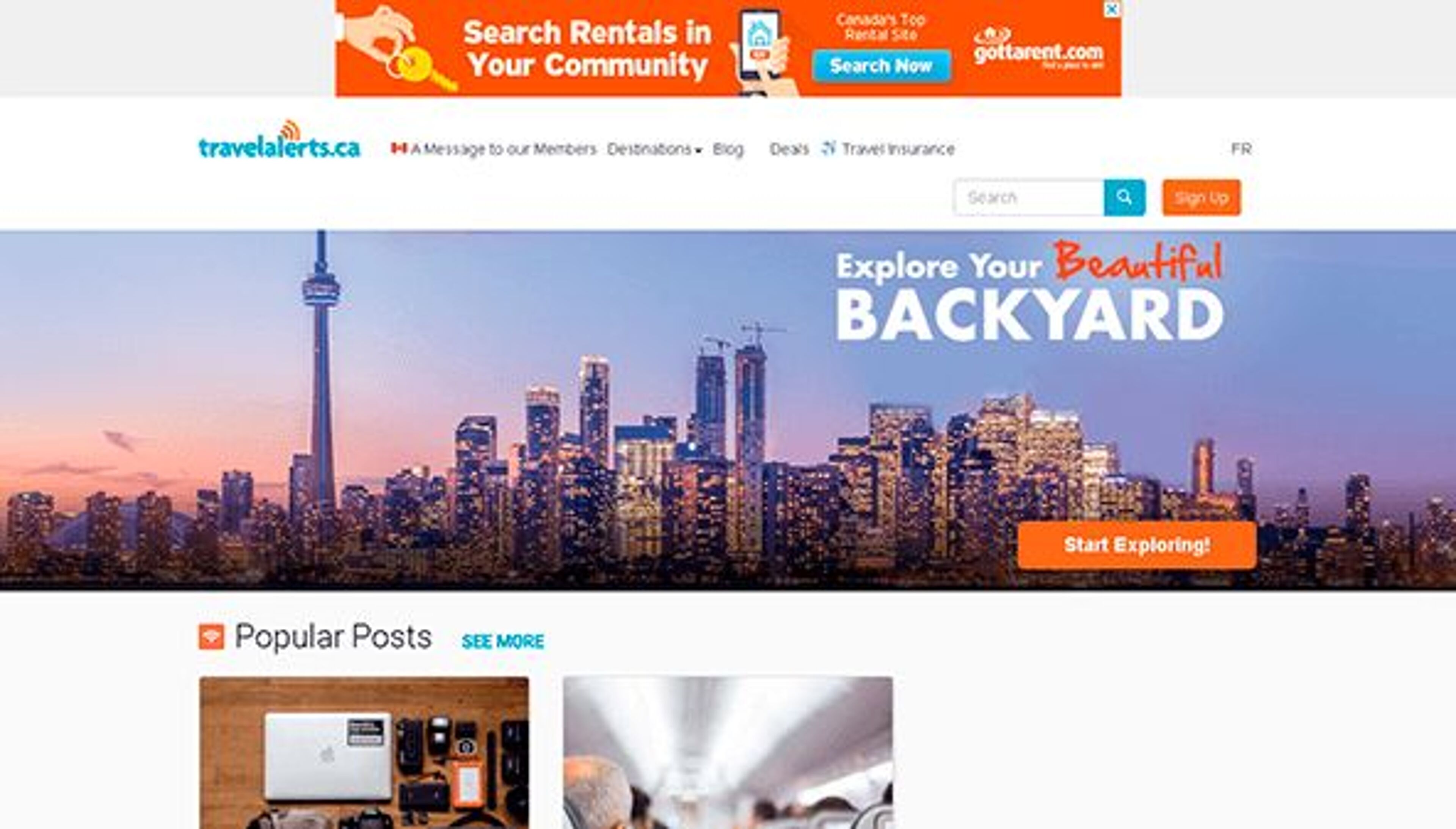 Предупреждения о путешествиях (travelalerts.ca)