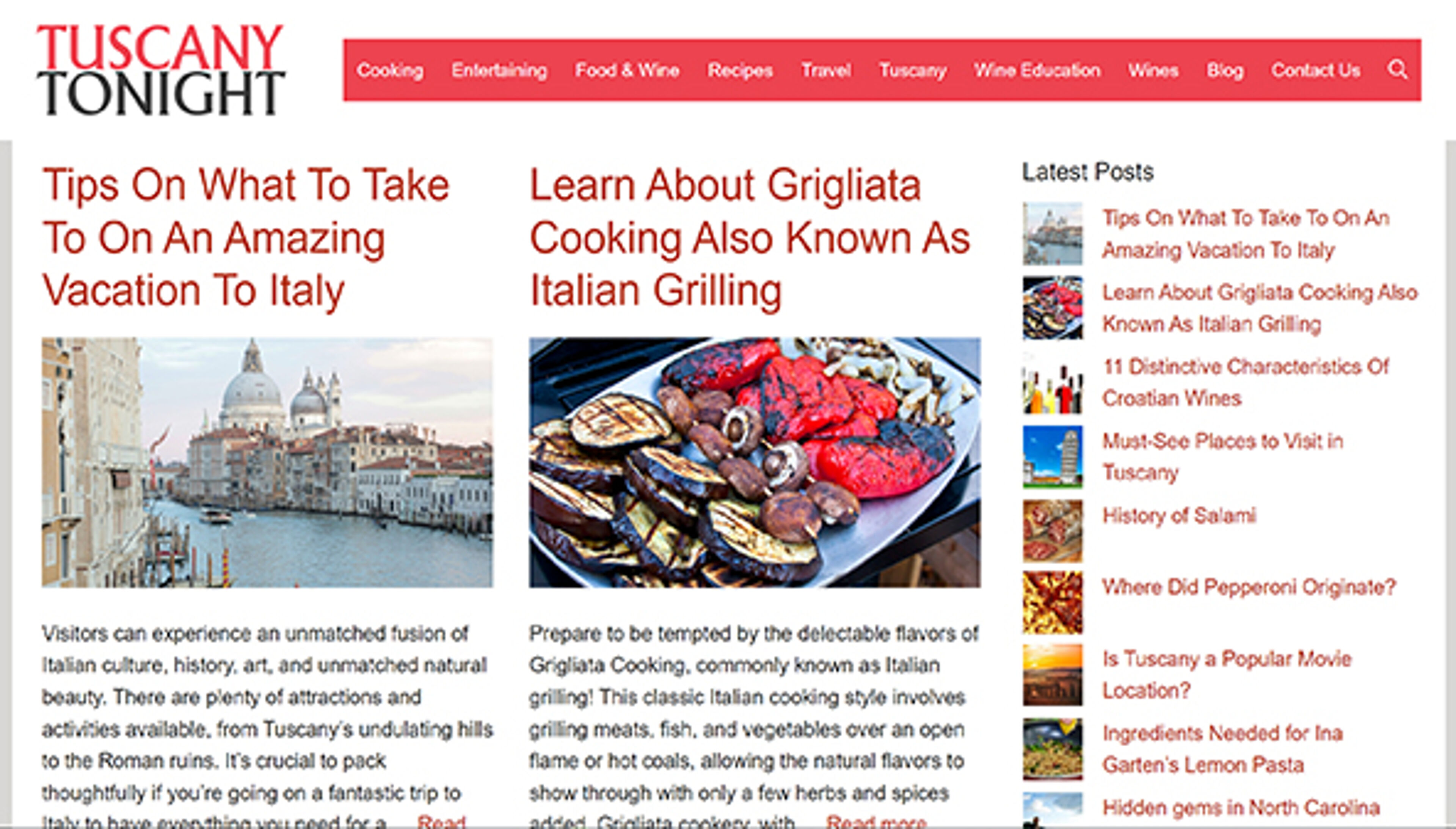 توسكانا الليلة (tuscanytonight.com)