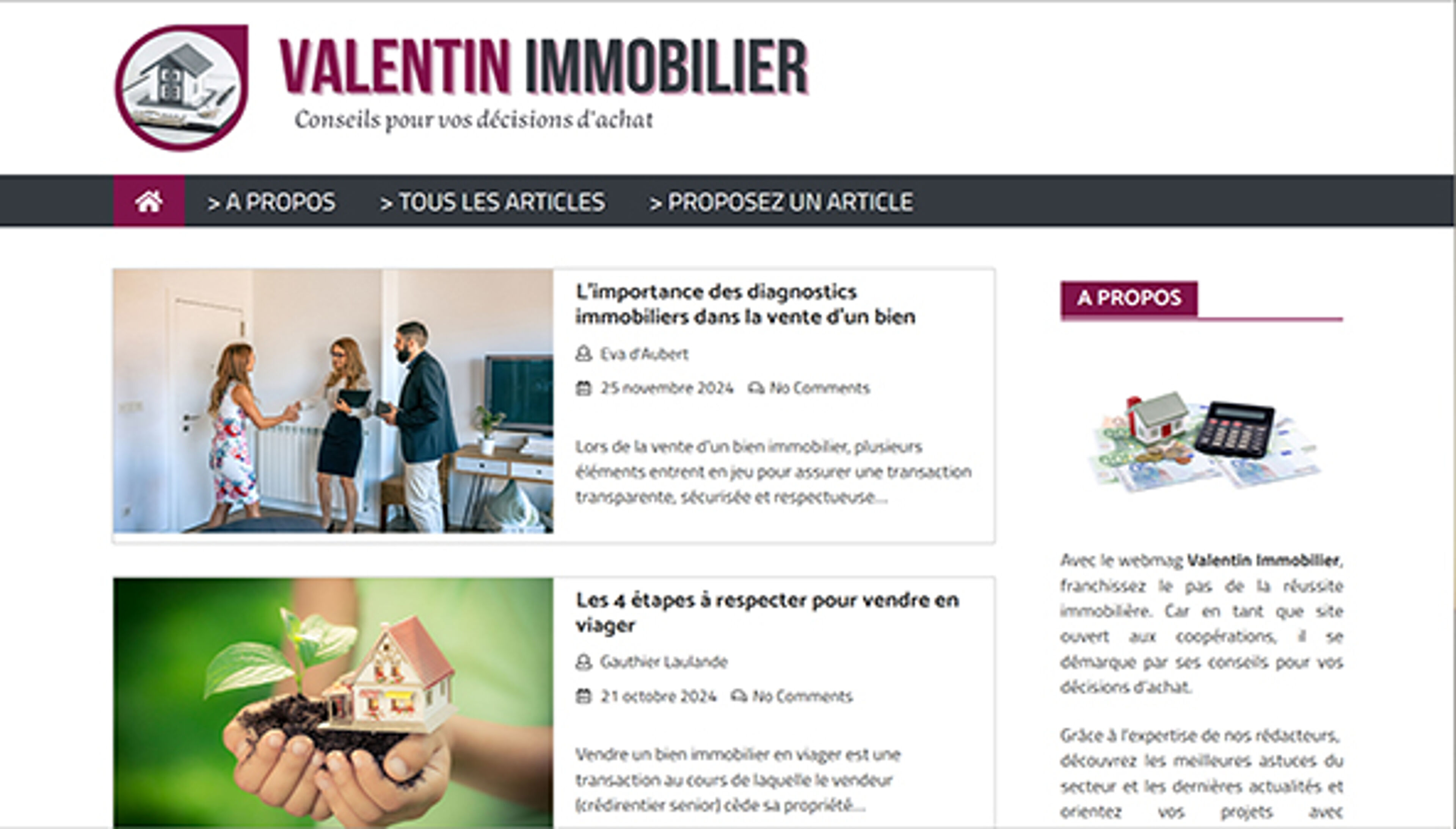 valentinimmobilier.com