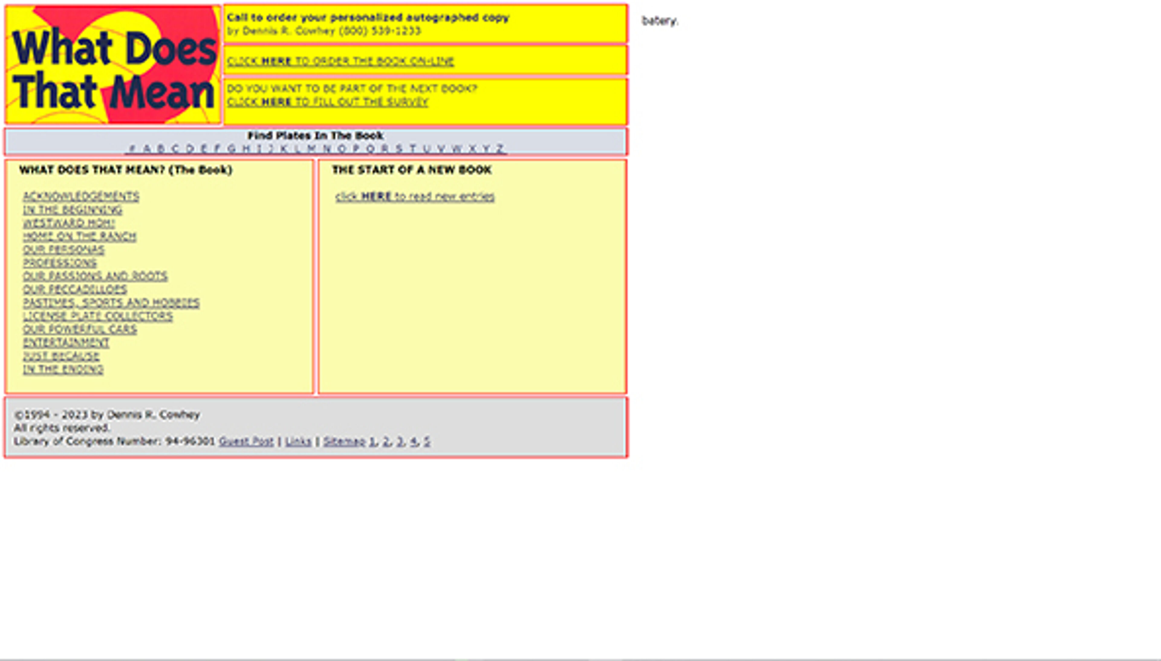 Placas de vanidad (vanity-plates.com)