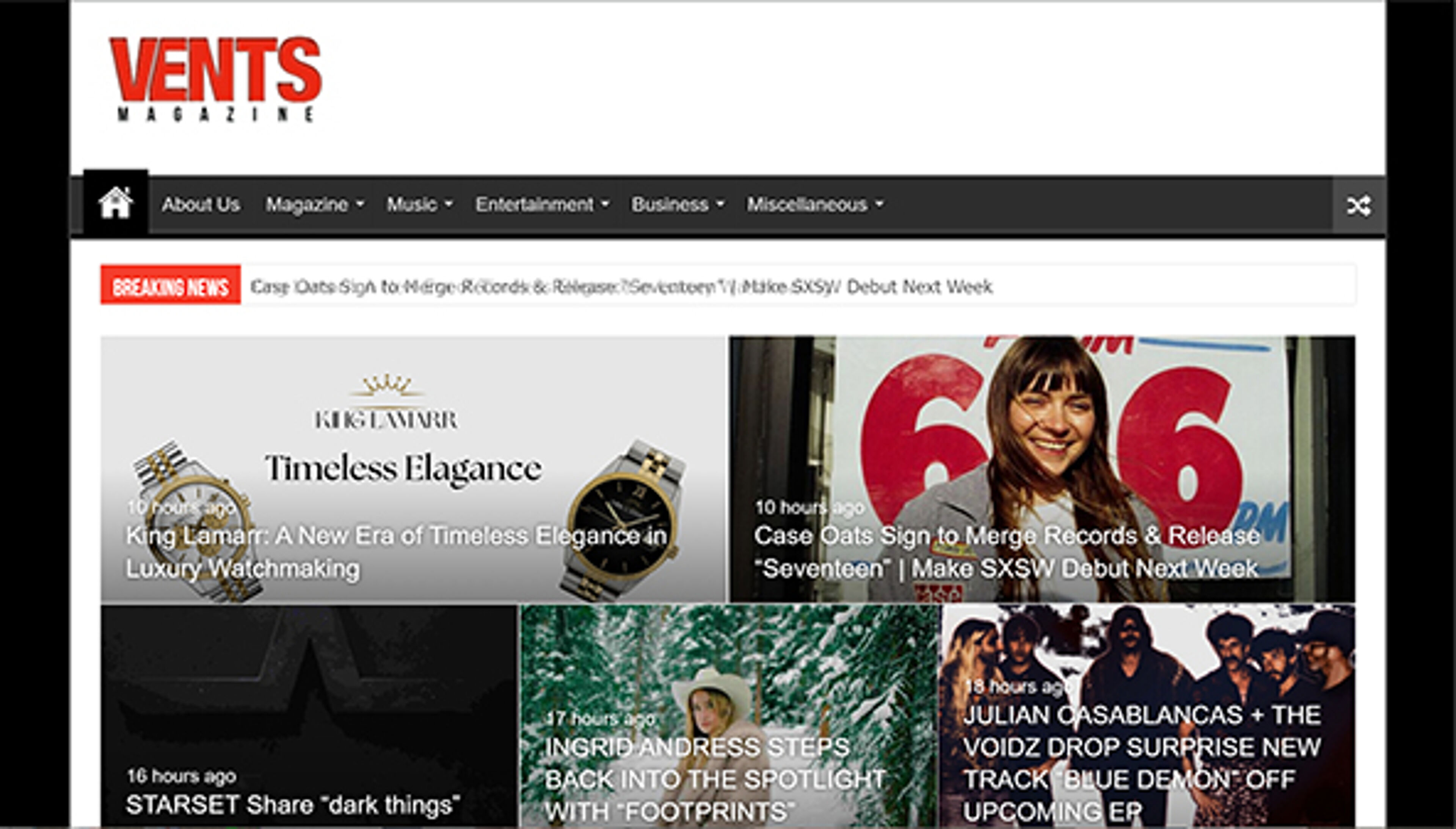 Журнал "Вентс" (ventsmagazine.com)