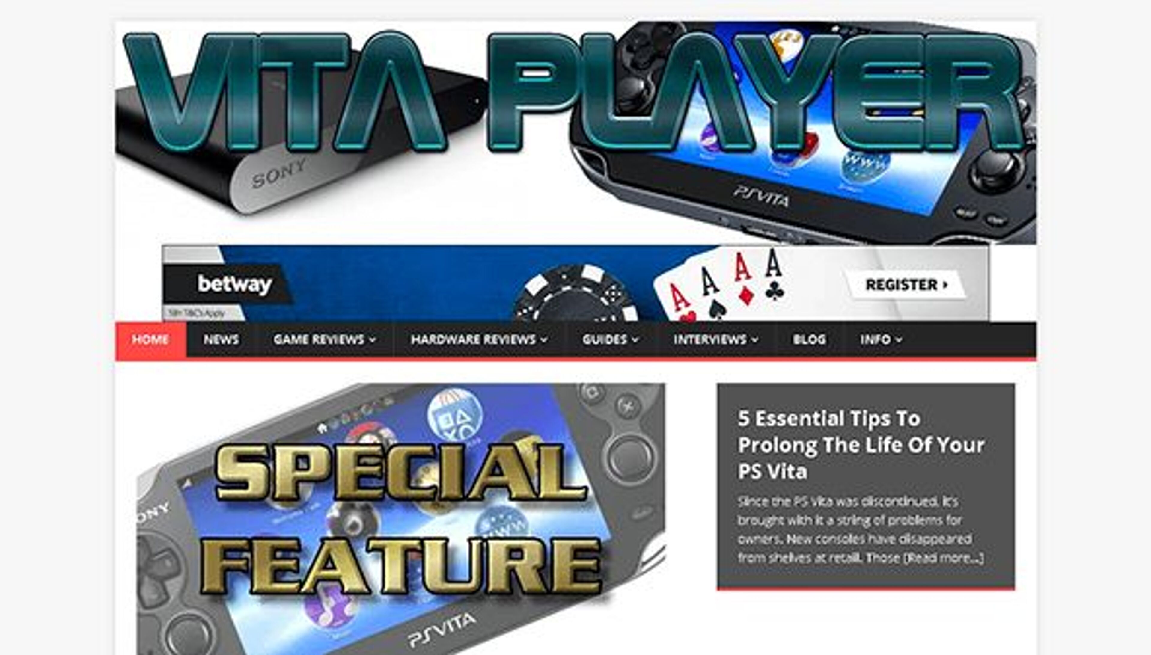 Vita játékos (vitaplayer.co.uk)